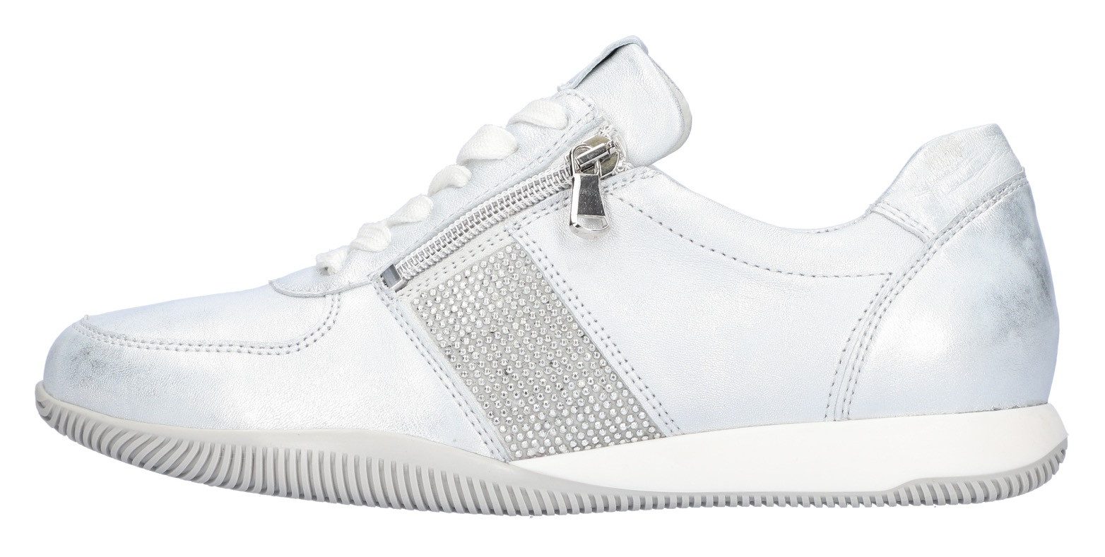 Waldläufer Sneakers H-PAMELA , comfort schoen, lage schoen, veterschoen in comfortbreedte h (= zeer breed)