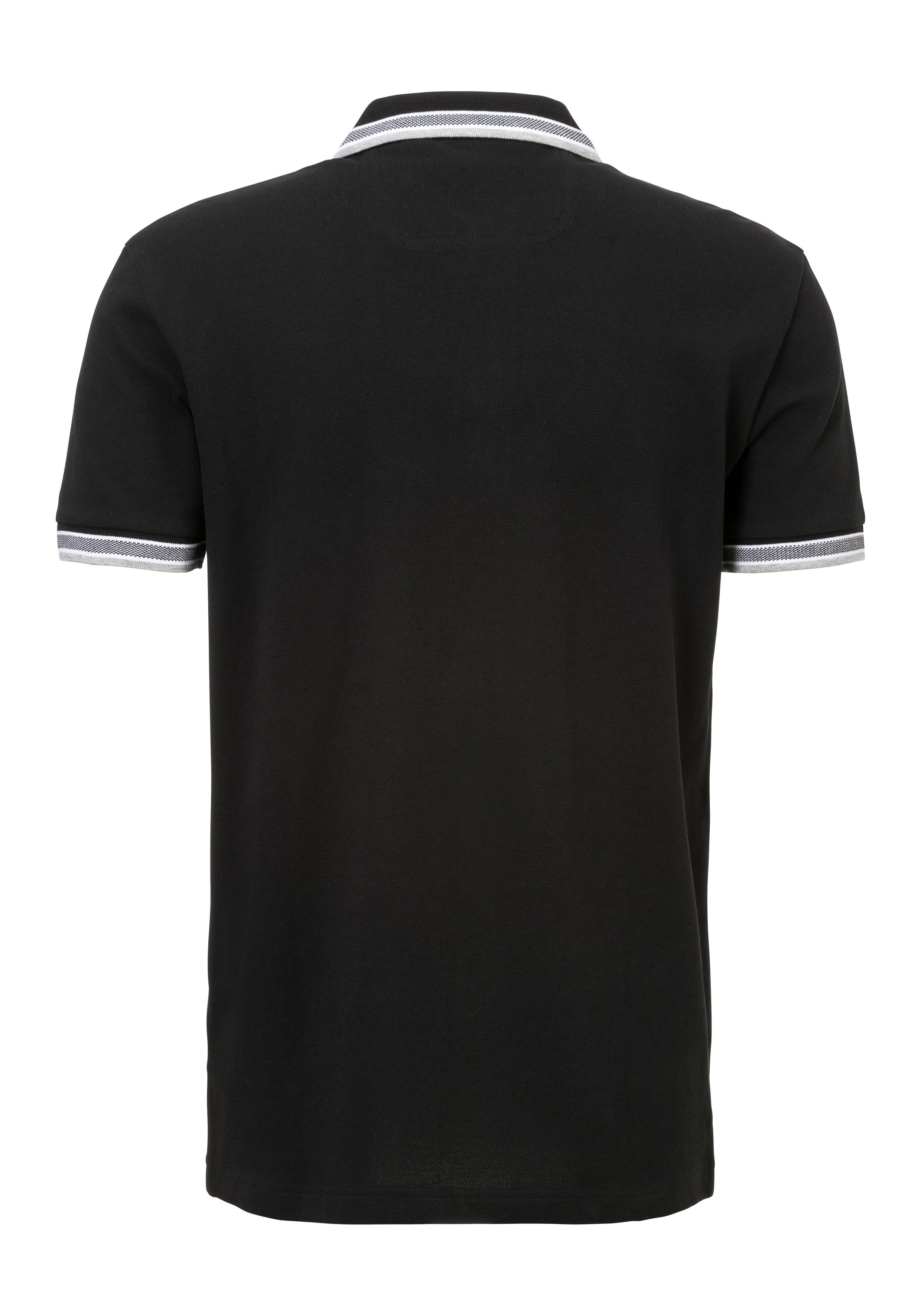 BOSS GREEN Poloshirt PADDY met contrasterende strepen aan de kraag