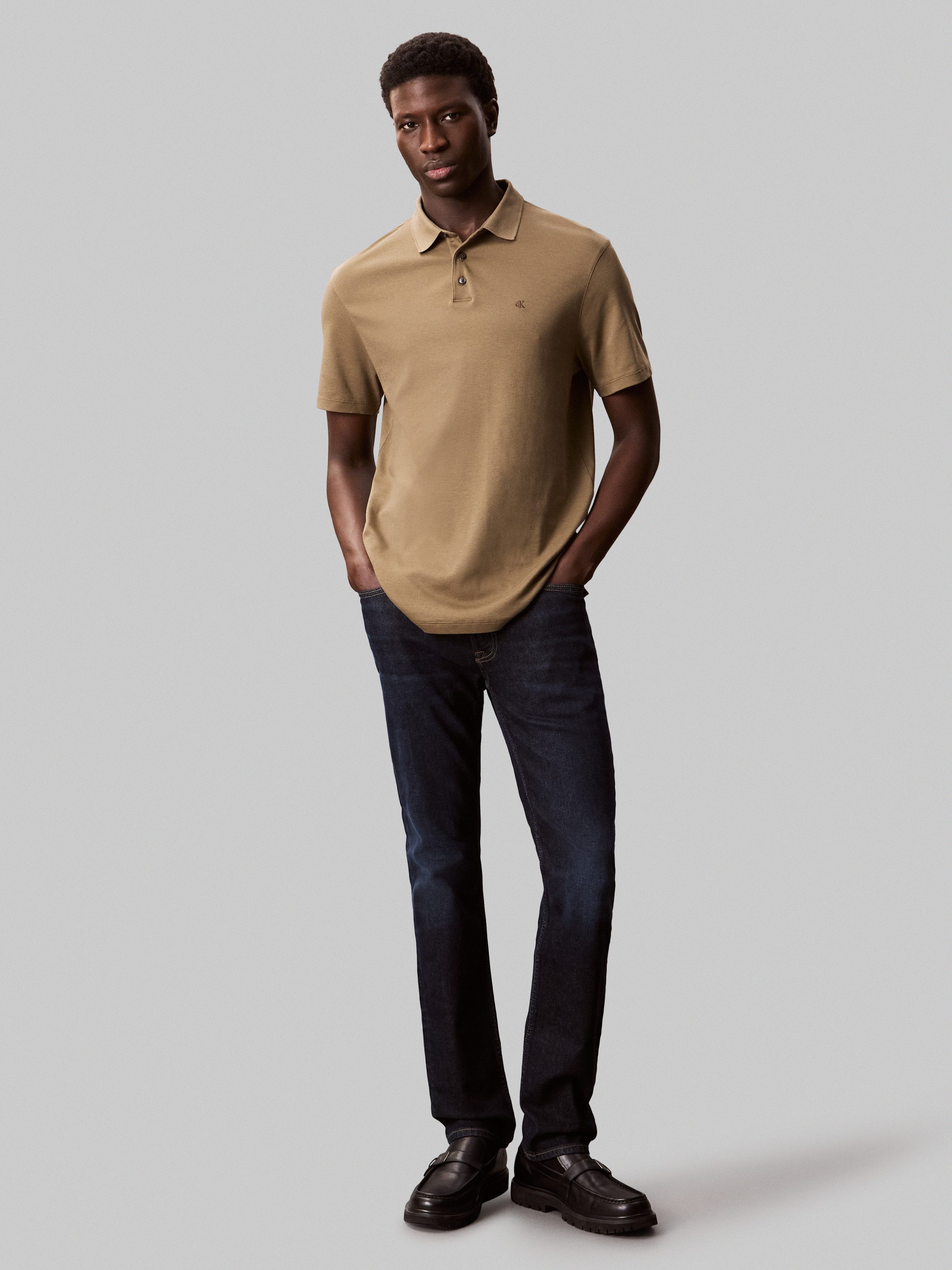 Calvin Klein Poloshirt SS SUPIMA CHEST EMB POLO