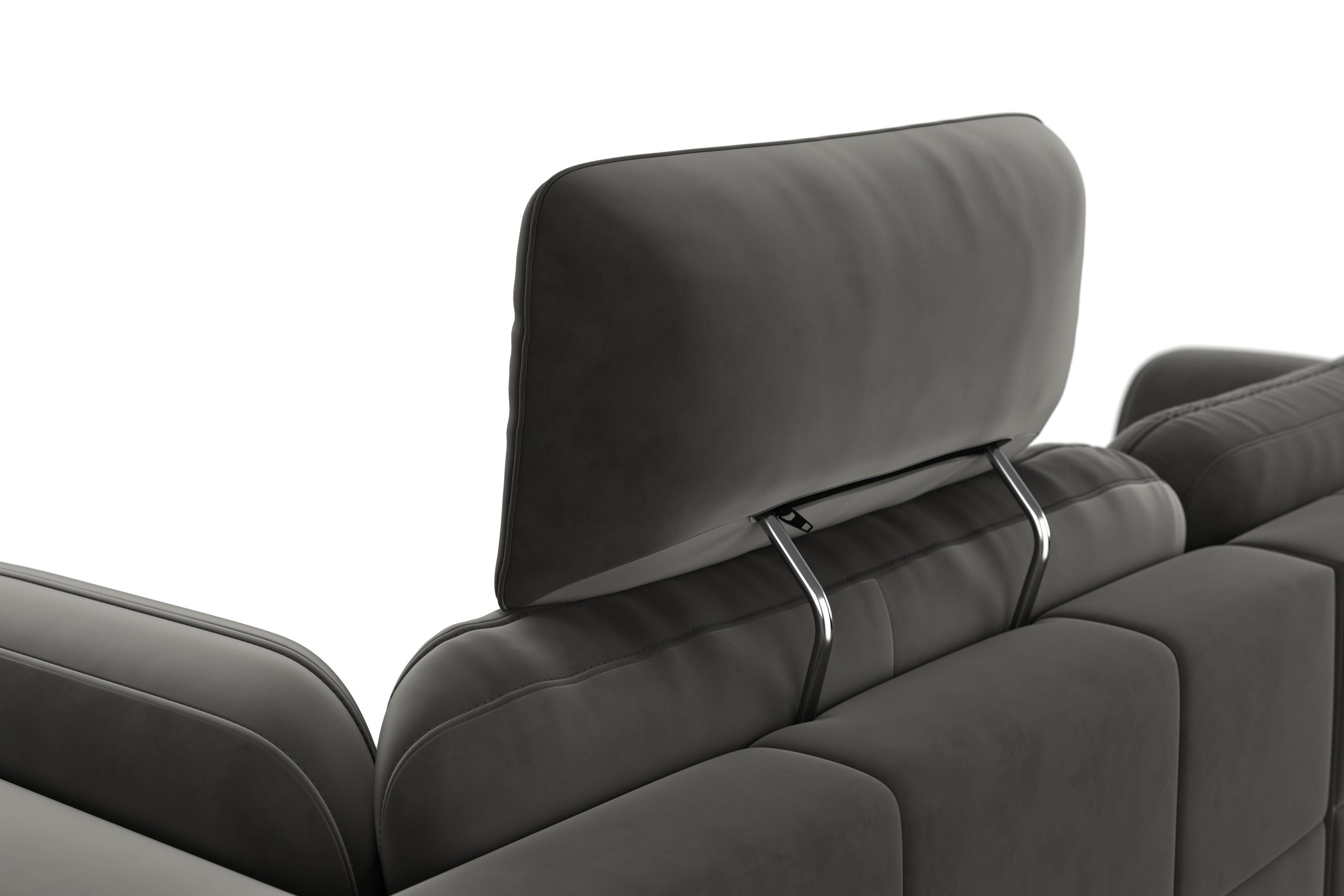 sit&more Hoekbank Bendigo L-vorm inclusief zitdiepteverstelling, bodemvrijheid 15 cm, in 2 pootkleuren