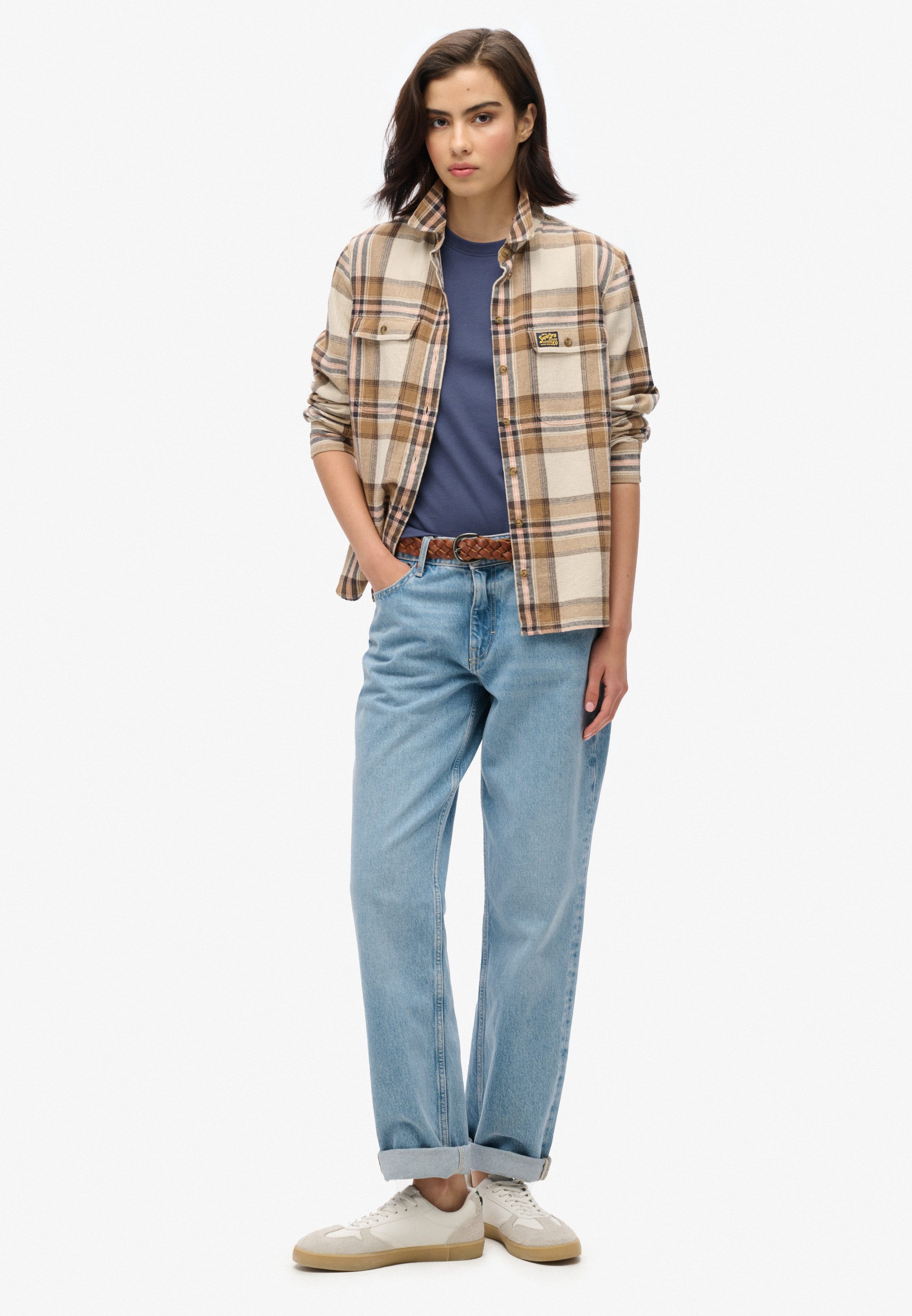 Superdry Shirt met korte mouwen SU-ESSENTIAL LOGO 90'S T SHIRT