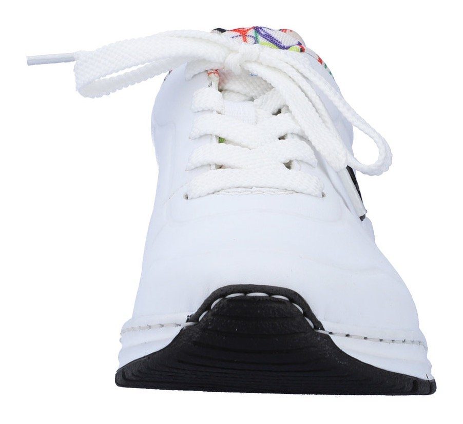 Rieker Sneakers met memosoft-binnenzool, vrijetijdsschoen, lage schoen, veterschoen