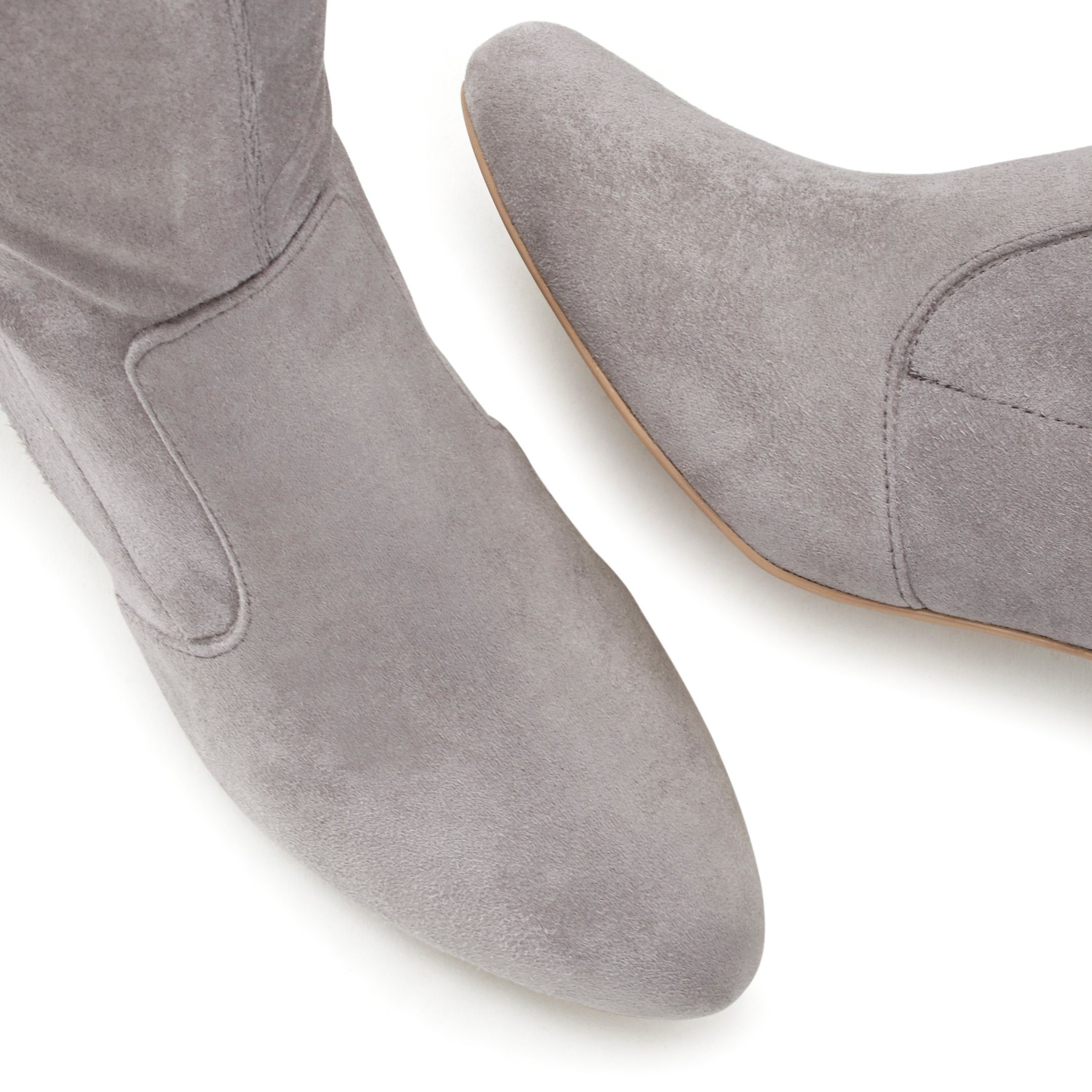 Lascana Instaplaarzen Slip-on boots, slouchy boots, slip-on, stretch & blokhak