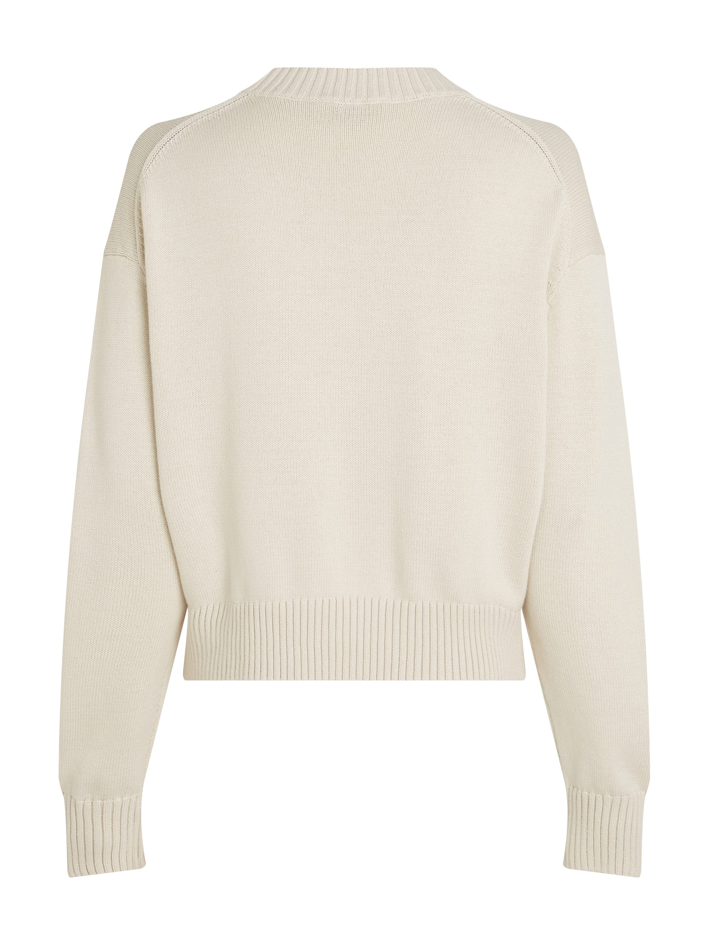 Calvin Klein Trui met ronde hals MONOGRAM EMBRO CREWNECK SWEATER