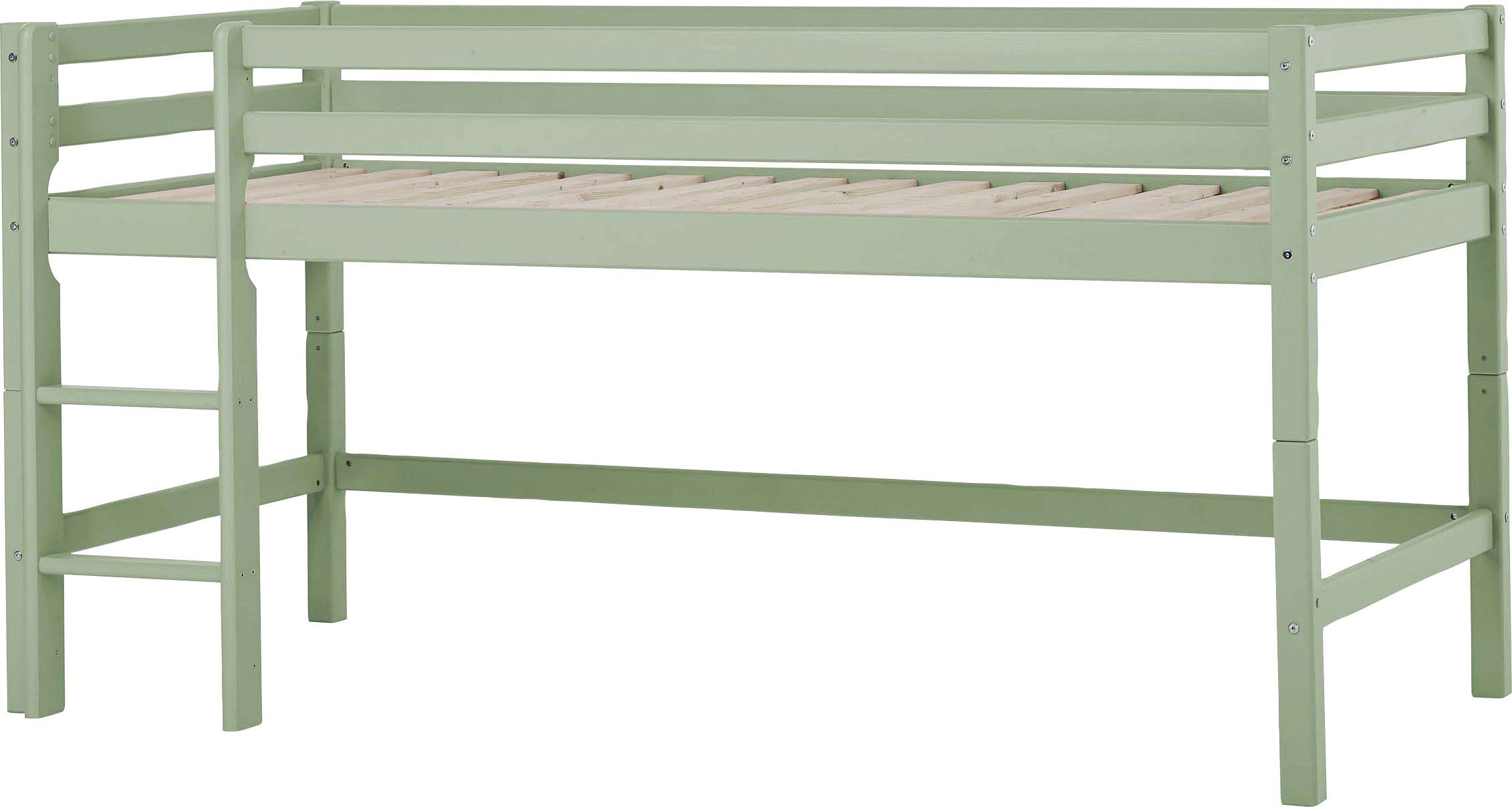 Hoppekids Hoogslaper ECO Dream MY COLOR 90x200, om te bouwen tot een eenpersoonsbed, 4 kleuren (set)