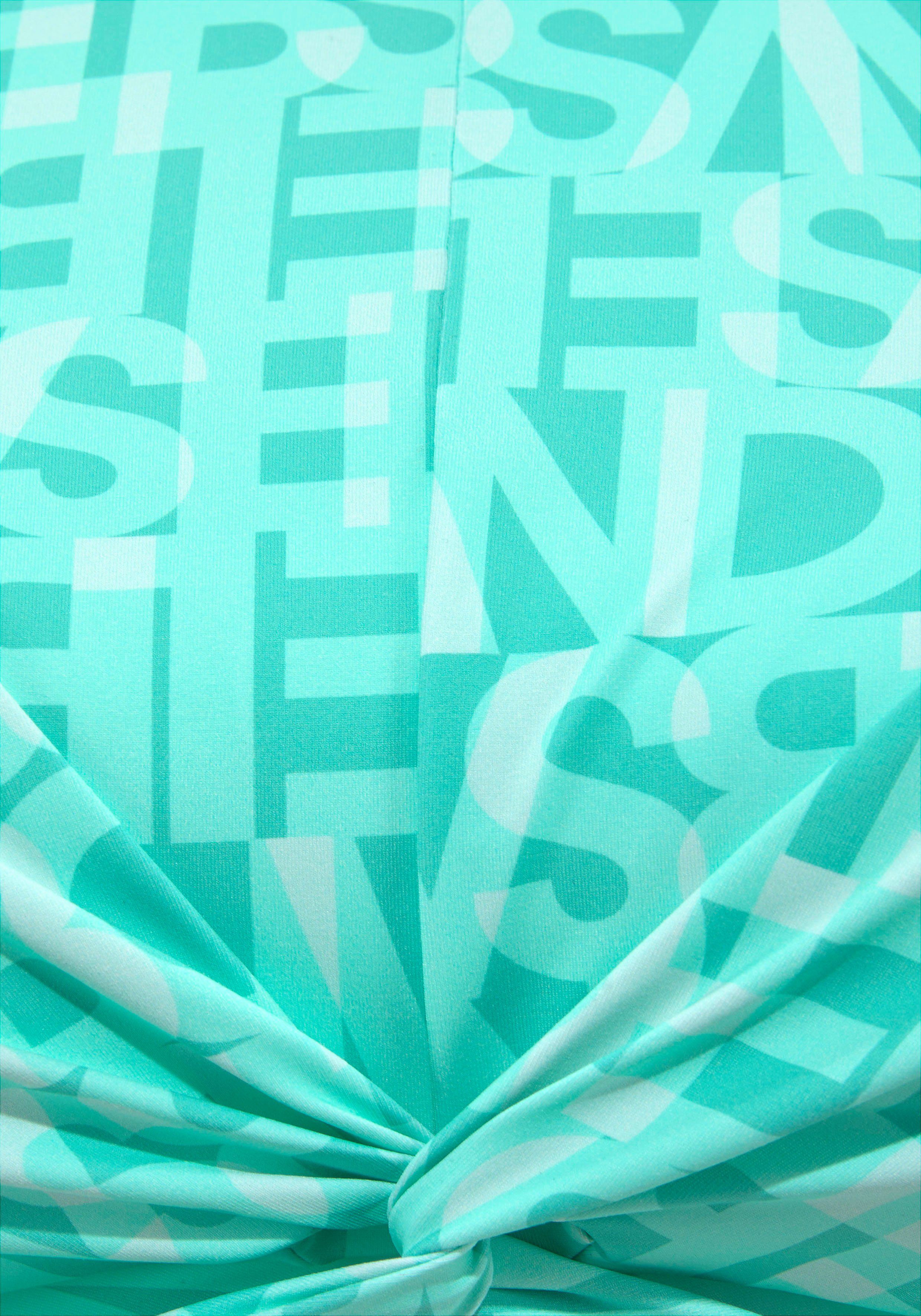Elbsand Crop-bikinitop Letra met geweldige woorden