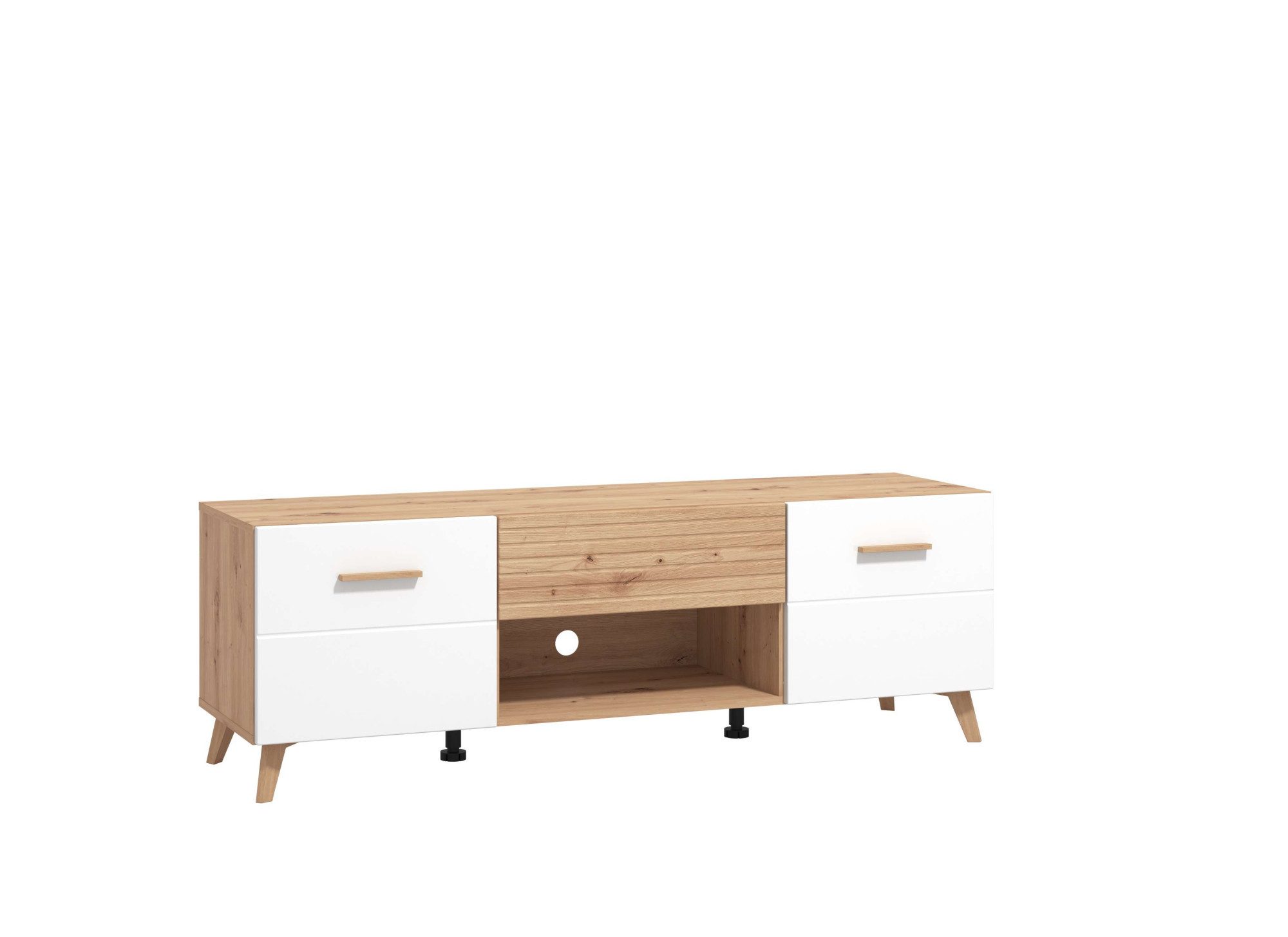INOSIGN Tv-meubel Bretagna TV-Lowboard, TV-kast, TV-standaard, Breedte 150 cm