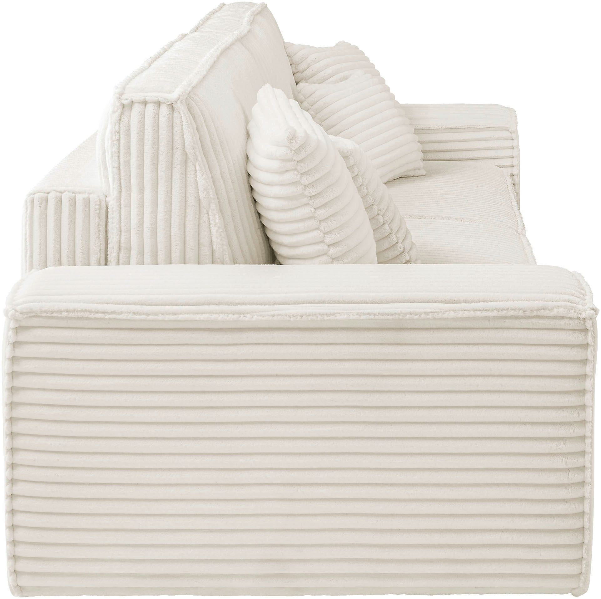 andas 3-zitsbank FINNLEY slaapbank 257 cm, slaapfunctie met bedlade (200/136cm)