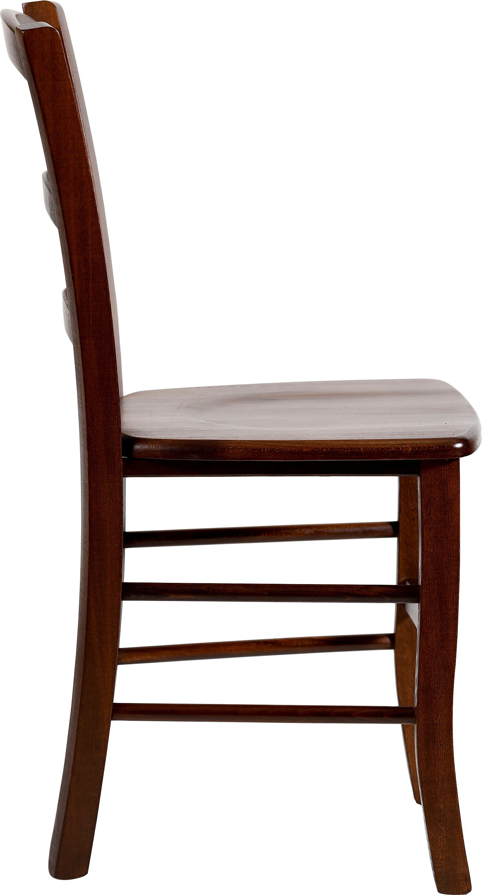 Home affaire Eetkamerstoel Super Paesana van massief beukenhout (set, 2 stuks)