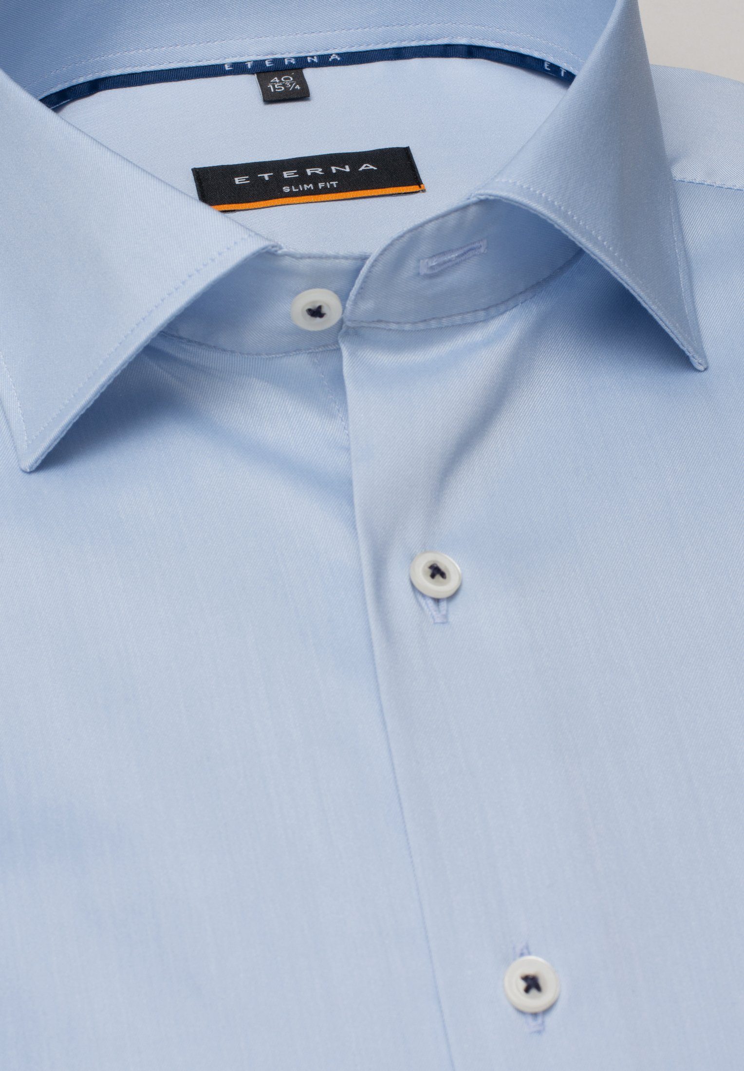 Eterna Overhemd met lange mouwen Slim fit EASY IRON (gemakkelijk te strijken)