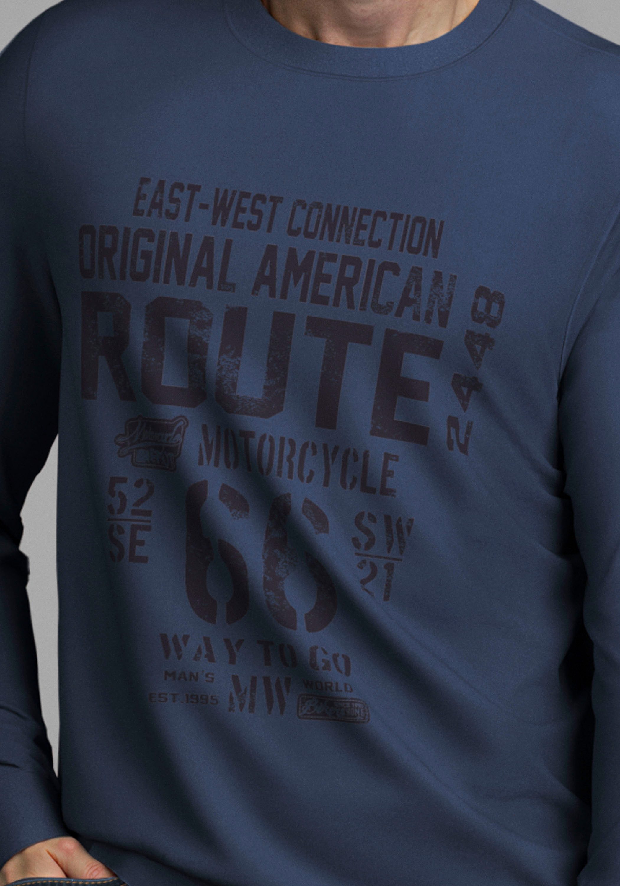 Man's World Shirt met ronde hals Nieuwe collectie!