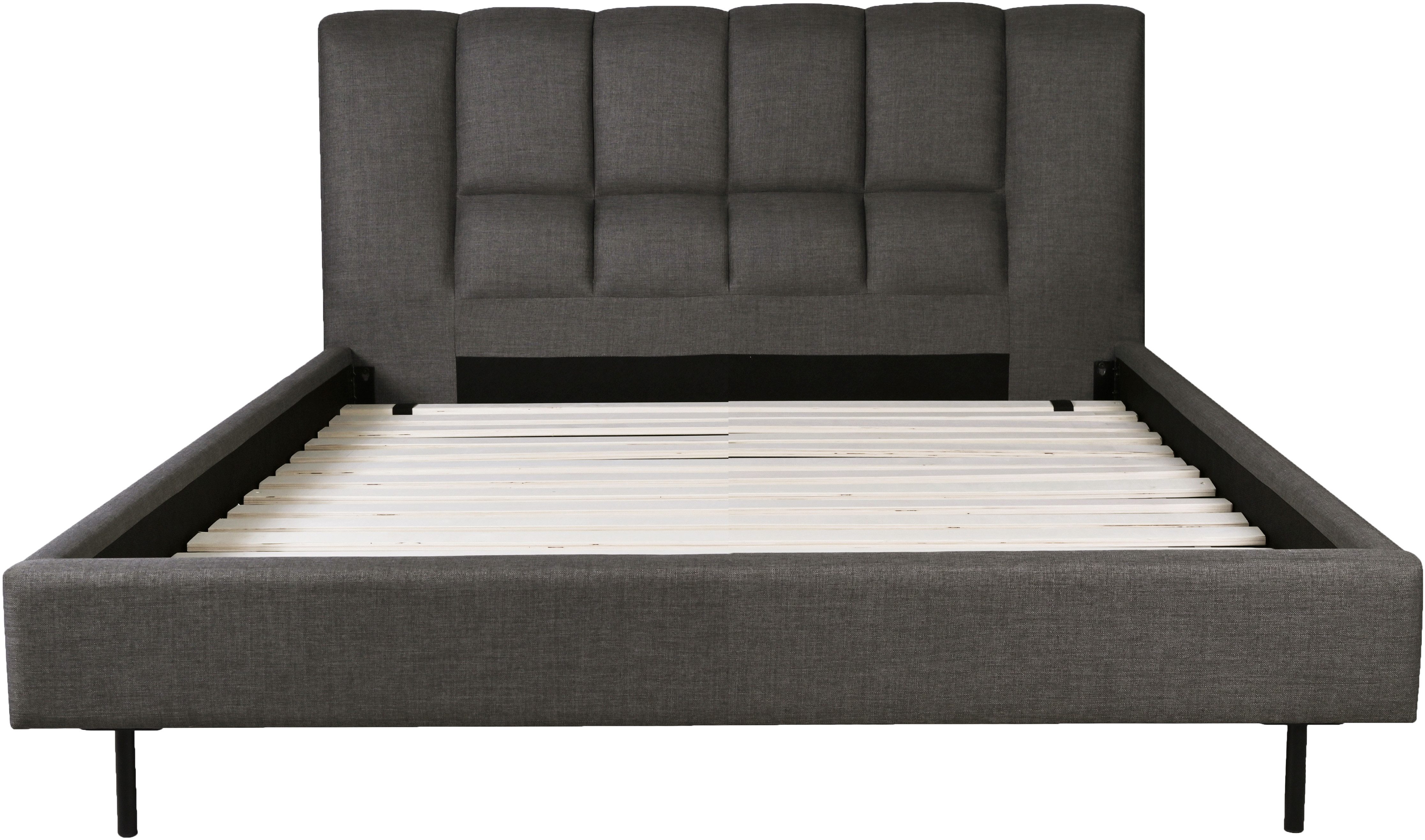 Leonique Gestoffeerd bed Silene inclusief lattenbodem, verkrijgbaar in 140 & 180 cm breedte