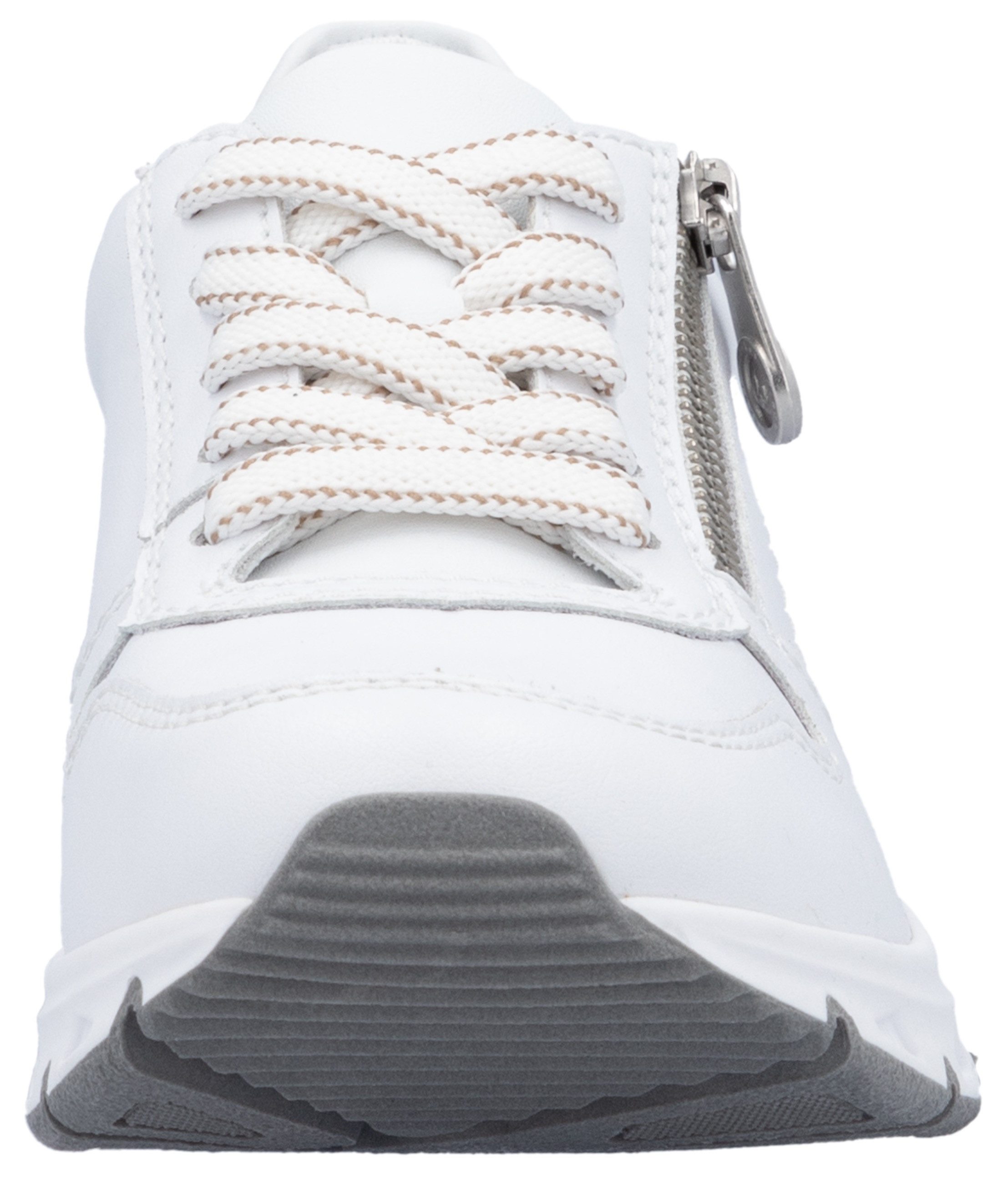 Rieker Sneakers met zijrits, vrijetijdsschoen, lage schoen, veterschoen