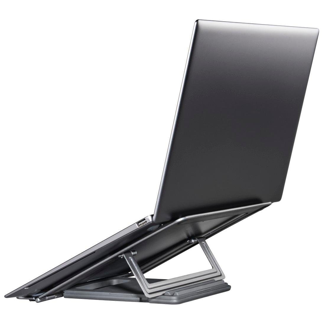 Hama Laptop standaard Notebook-standaard metaal in hoogte verstelbaar kantelbaar tot 39 cm 15,4" grijs