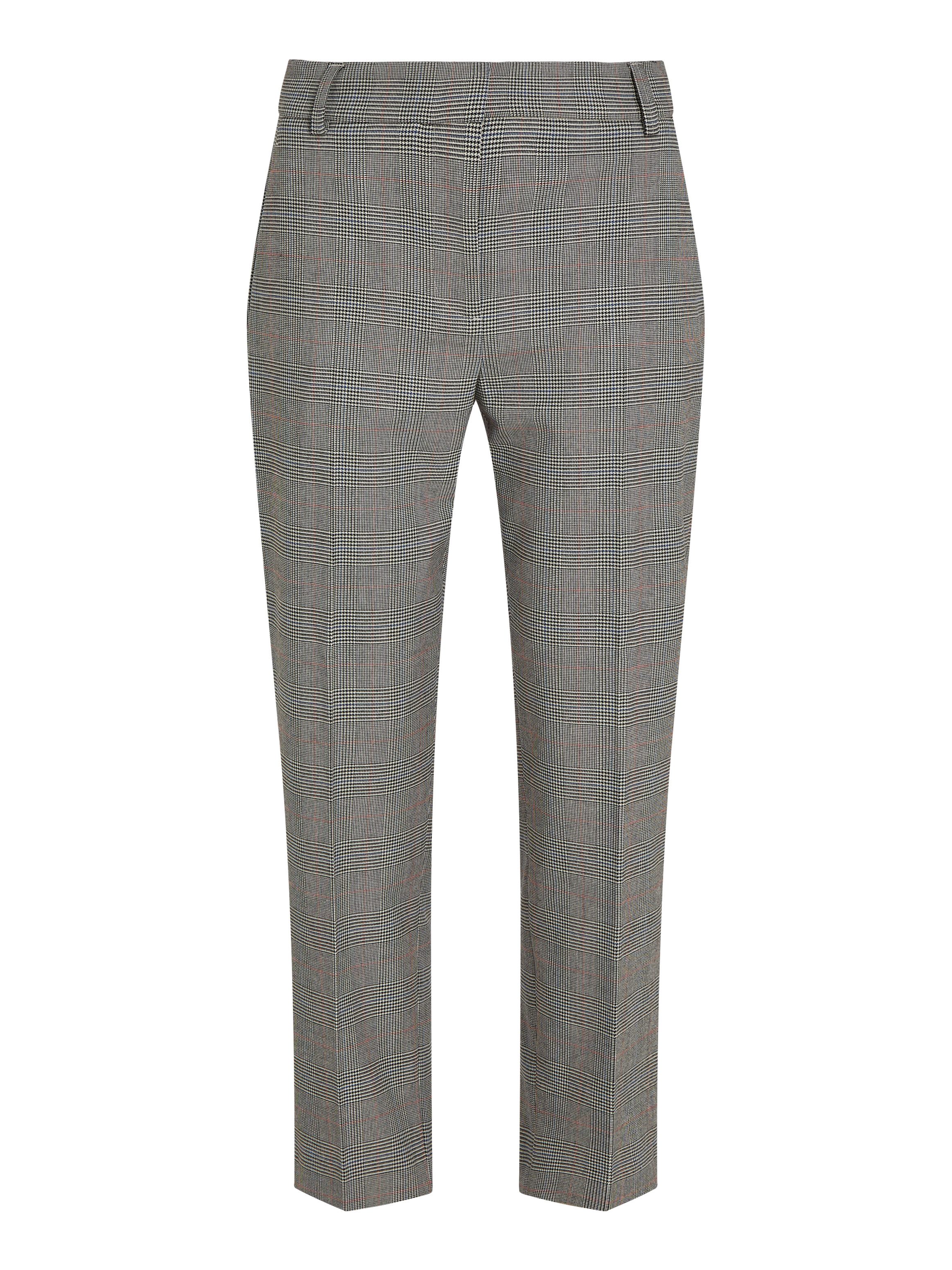 Tommy Hilfiger Geweven broek POW CHECK SLIM STRAIGHT PANT (Global Serie TH VROUWEN)