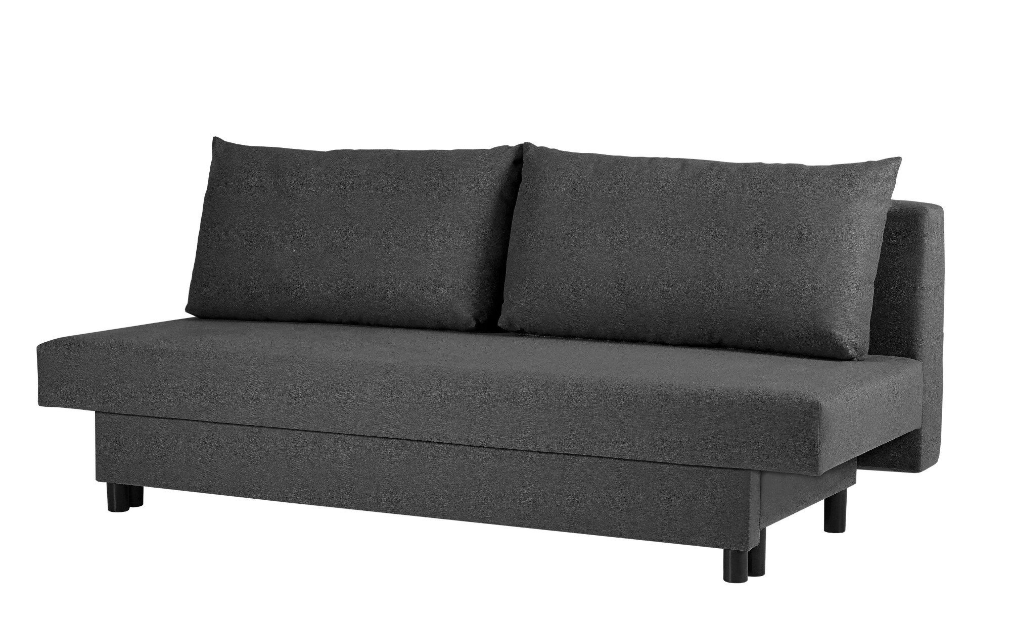 INOSIGN 3-zitsbank SAWYER slaapbank met bedlade en golfvering onderhoudsvriendelijke bekleding: velvet & structuur, b/d/h 193/86/83,5 cm