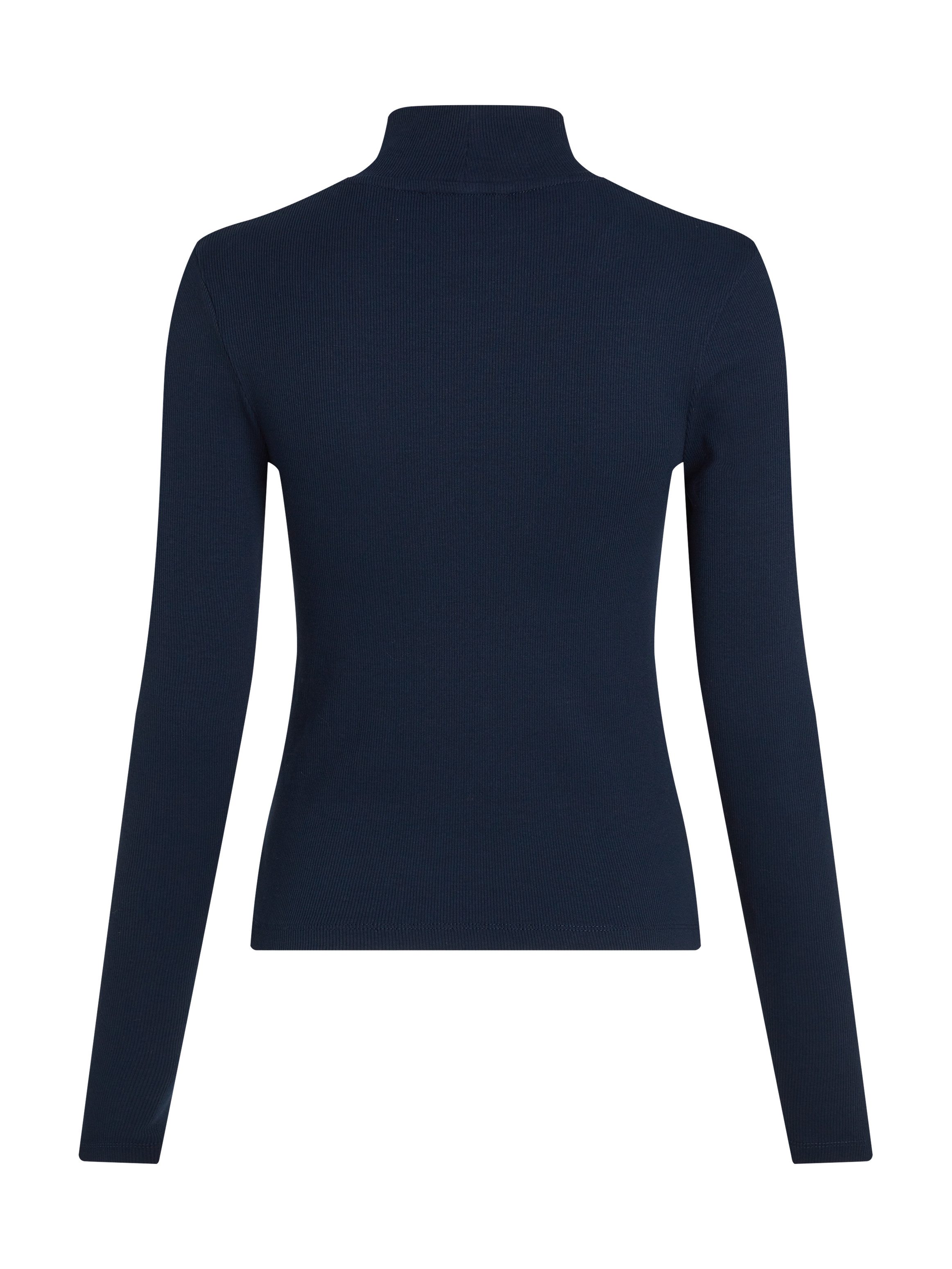 TOMMY JEANS Shirt met lange mouwen TJW ESSENTIAL MOCK NECK