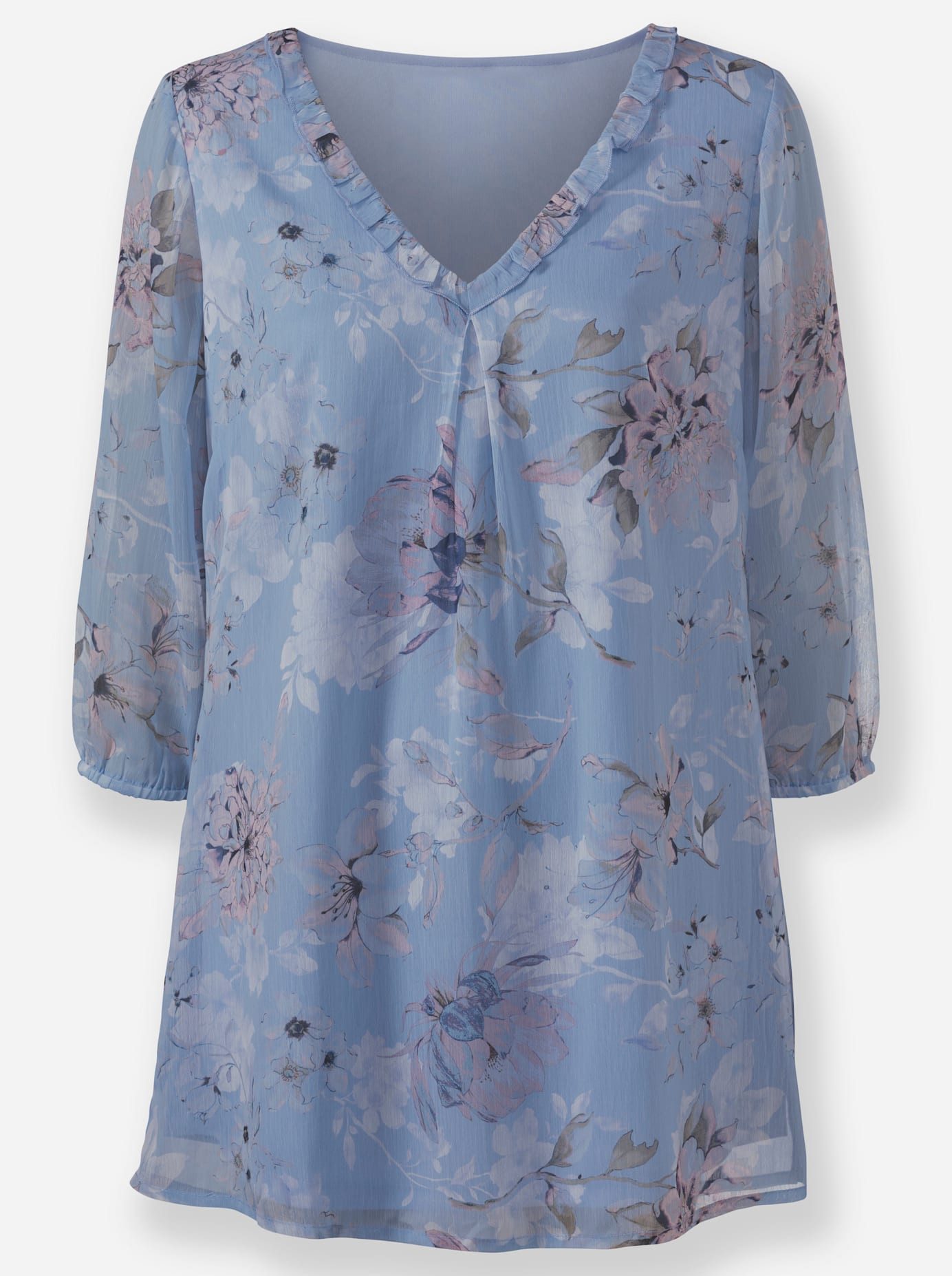 Lady Gedessineerde blouse