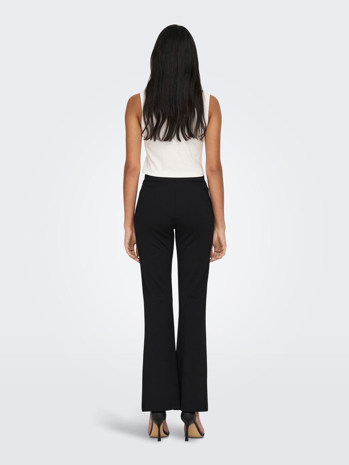 JDY Jerseybroek JDYPRETTY FLARE SLIT PANT JRS NOOS