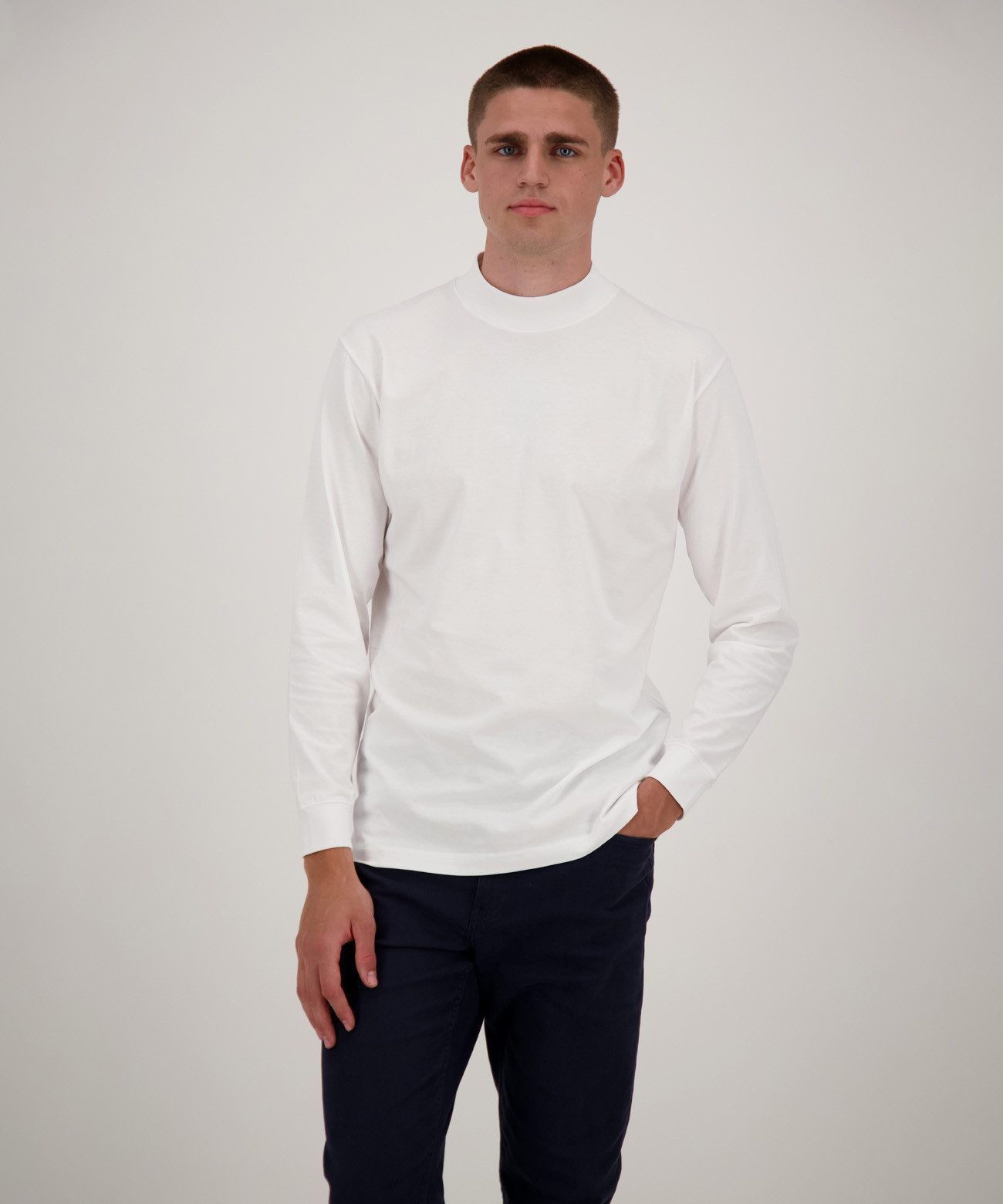 RAGMAN Shirt met staande kraag