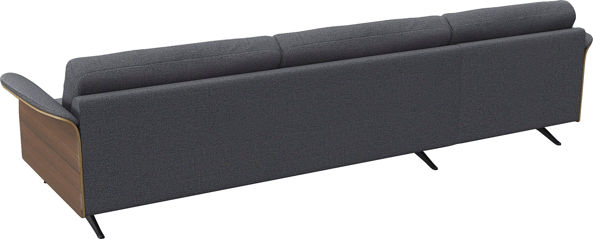 FLEXLUX Hoekbank Glow, super comfortabel door hoogwaardige zitconstructie met binnenvering, L-vorm
