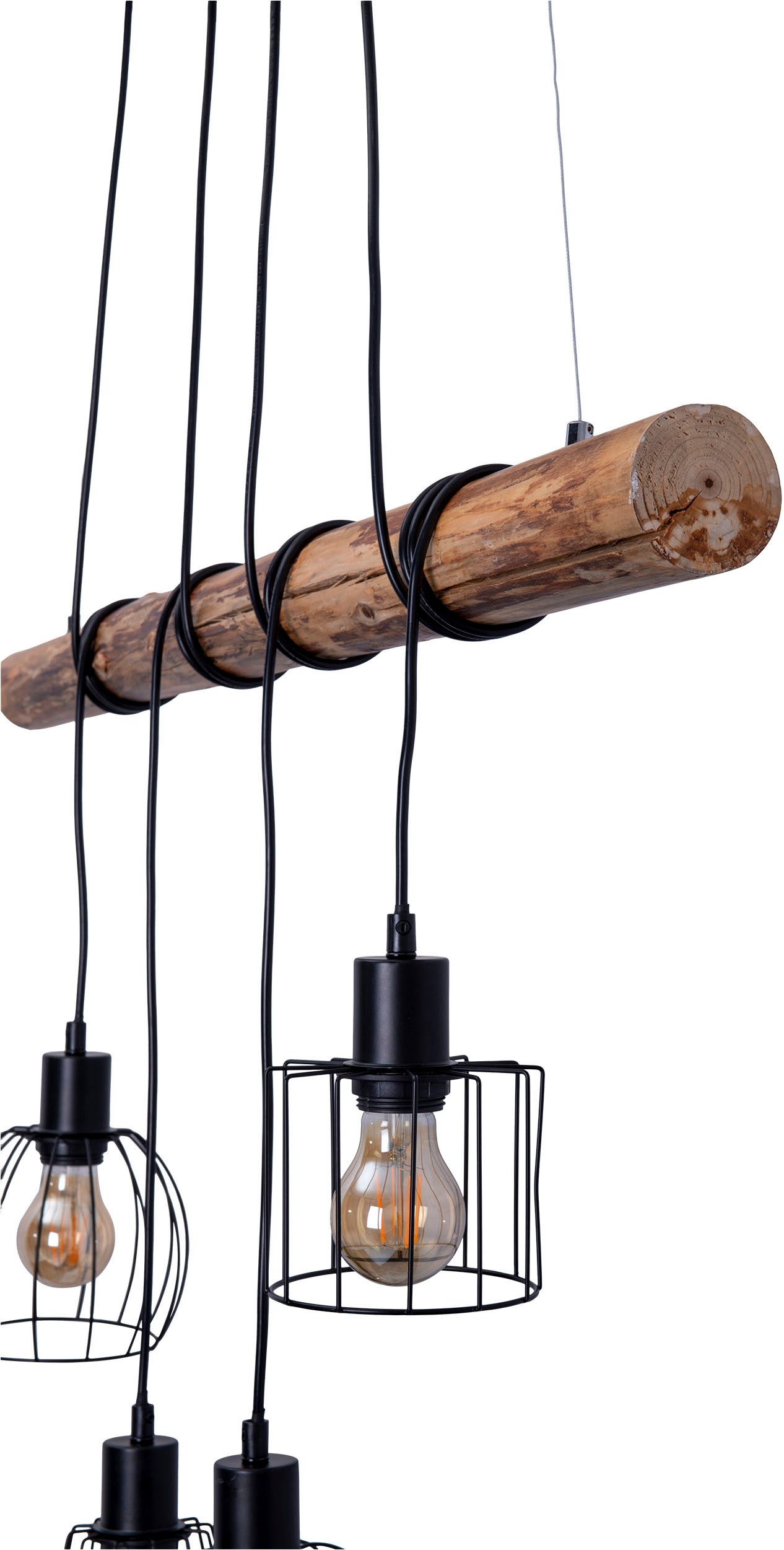 näve Hanglamp 4-delige hanglamp "WOODLAND" (1 stuk)