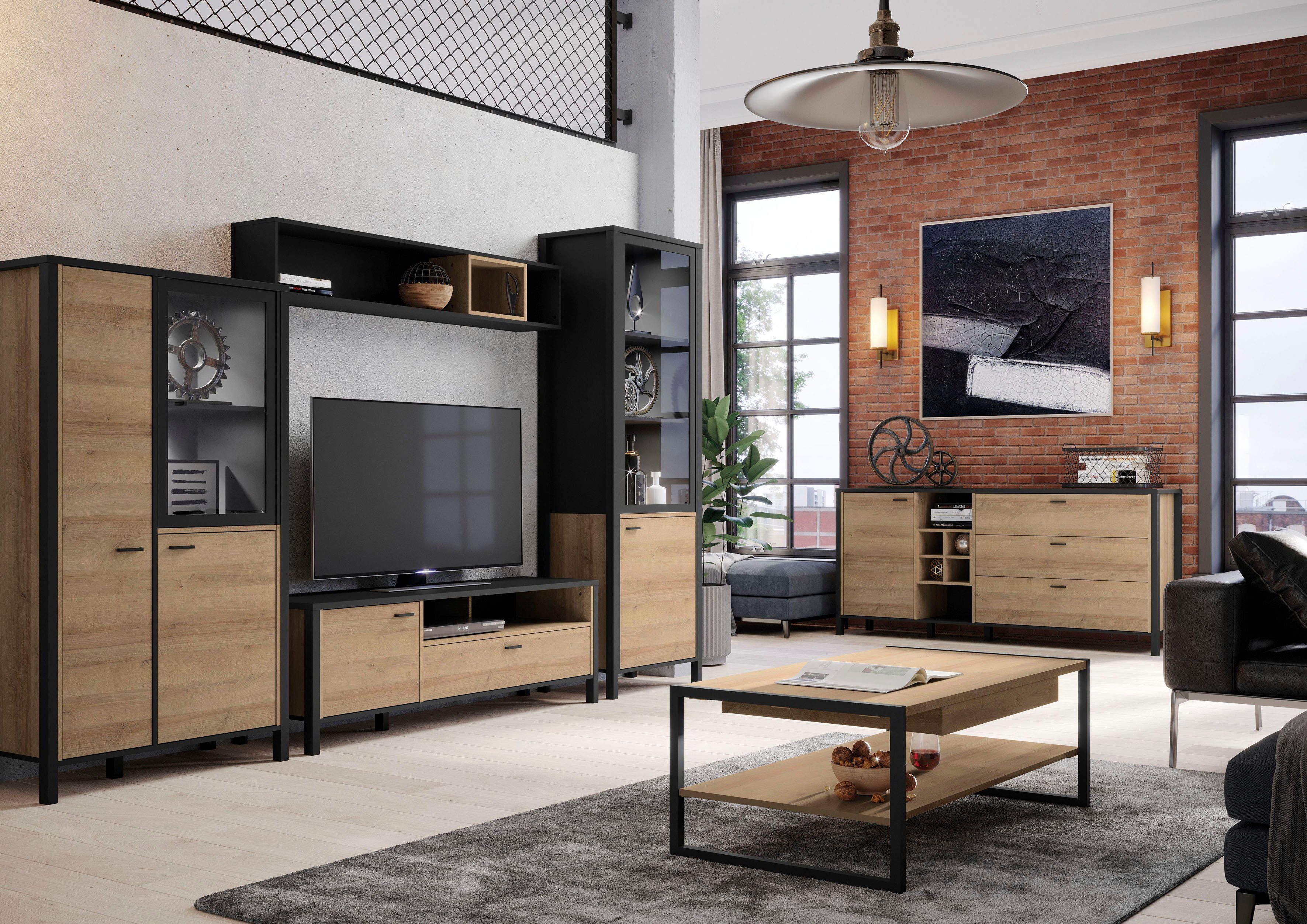 FORTE Tv-meubel High Rock TV-kast, TV-bord, breedte ca. 151 cm