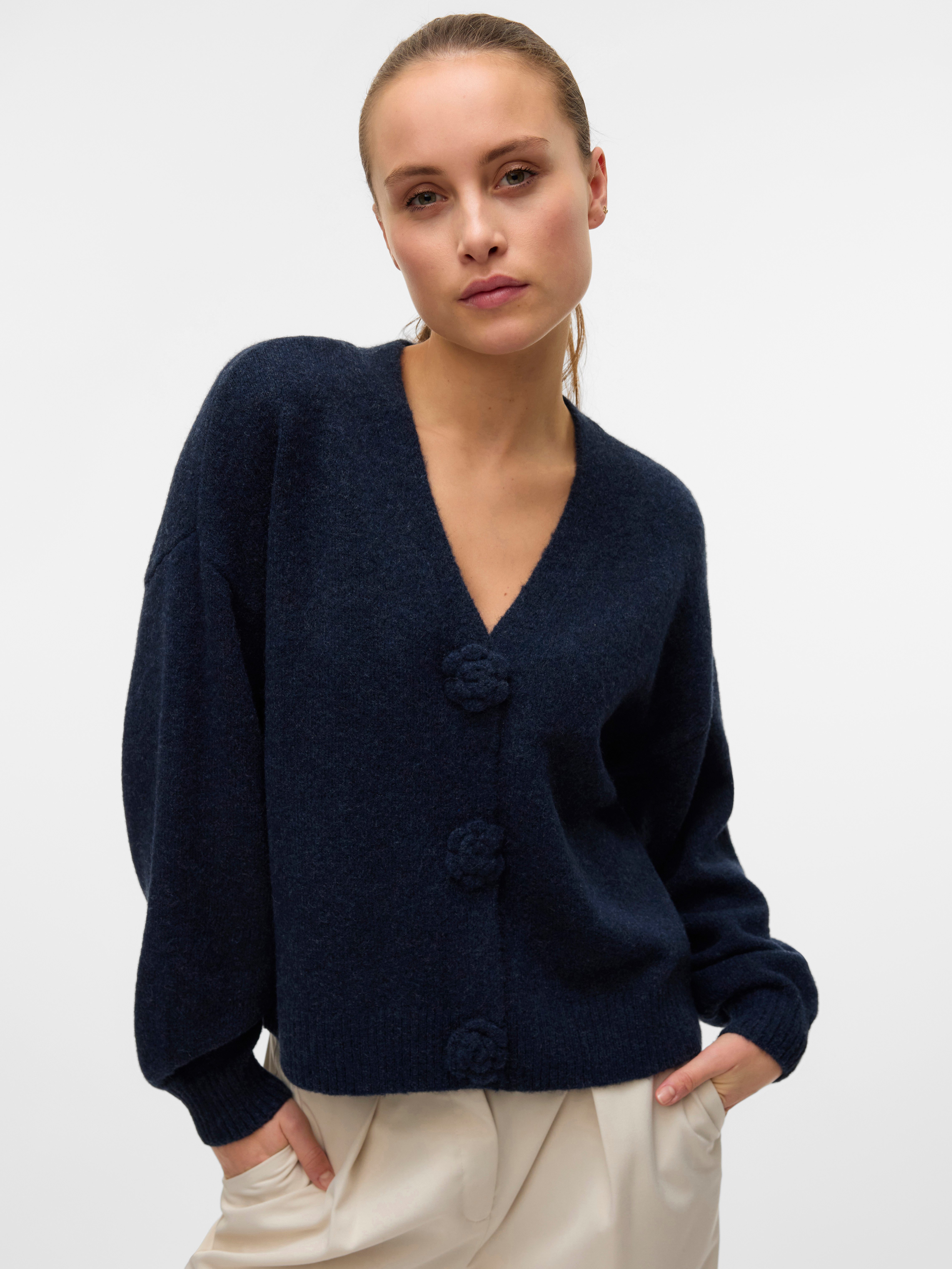 Vero Moda Vest VMCECILY LS V-NECK CARDIGAN GA