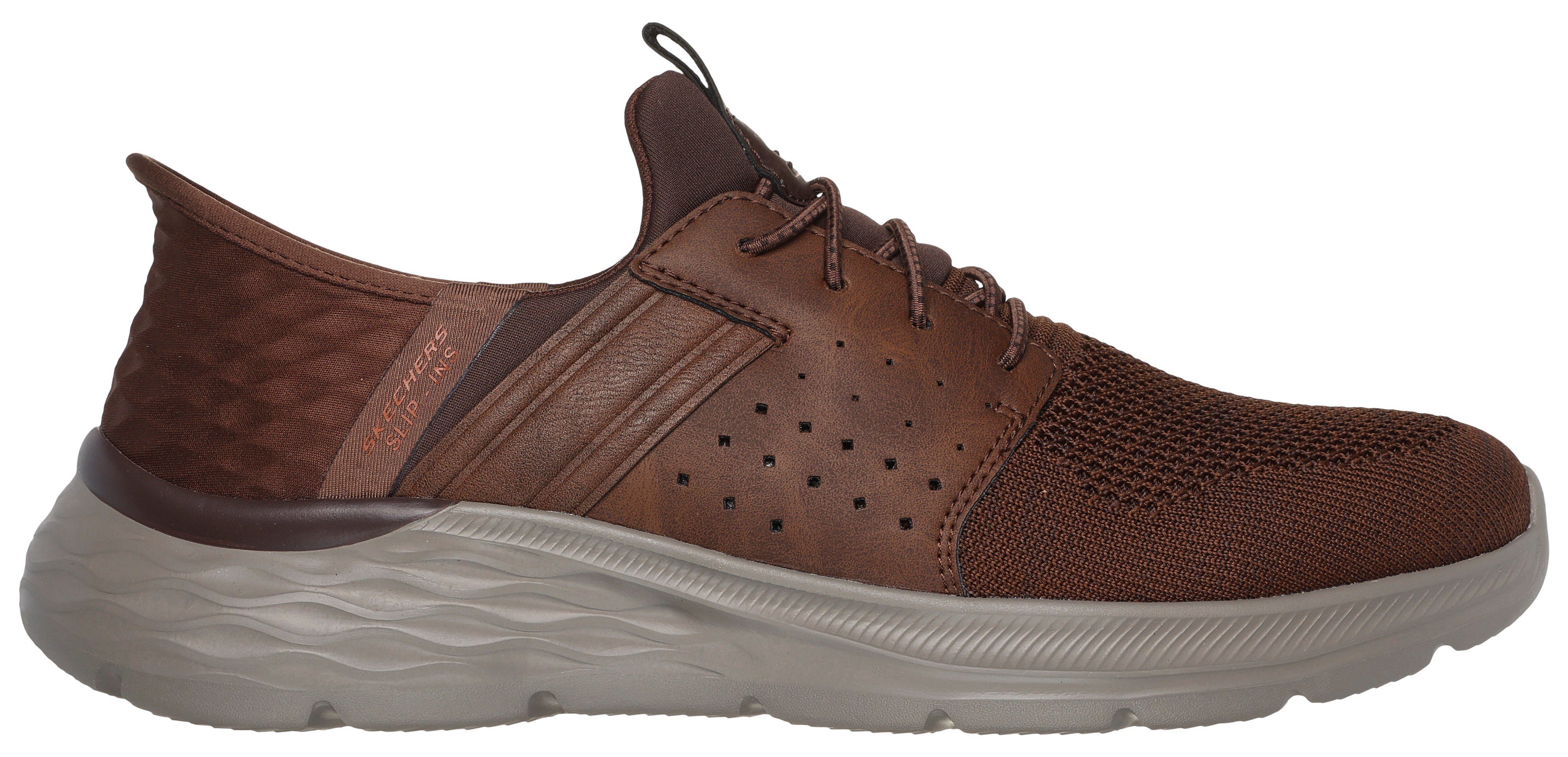 Skechers Slip-on sneakers GARNER-NEWICK Slipper, vrijetijdsschoen met praktische Slip Ins-functie