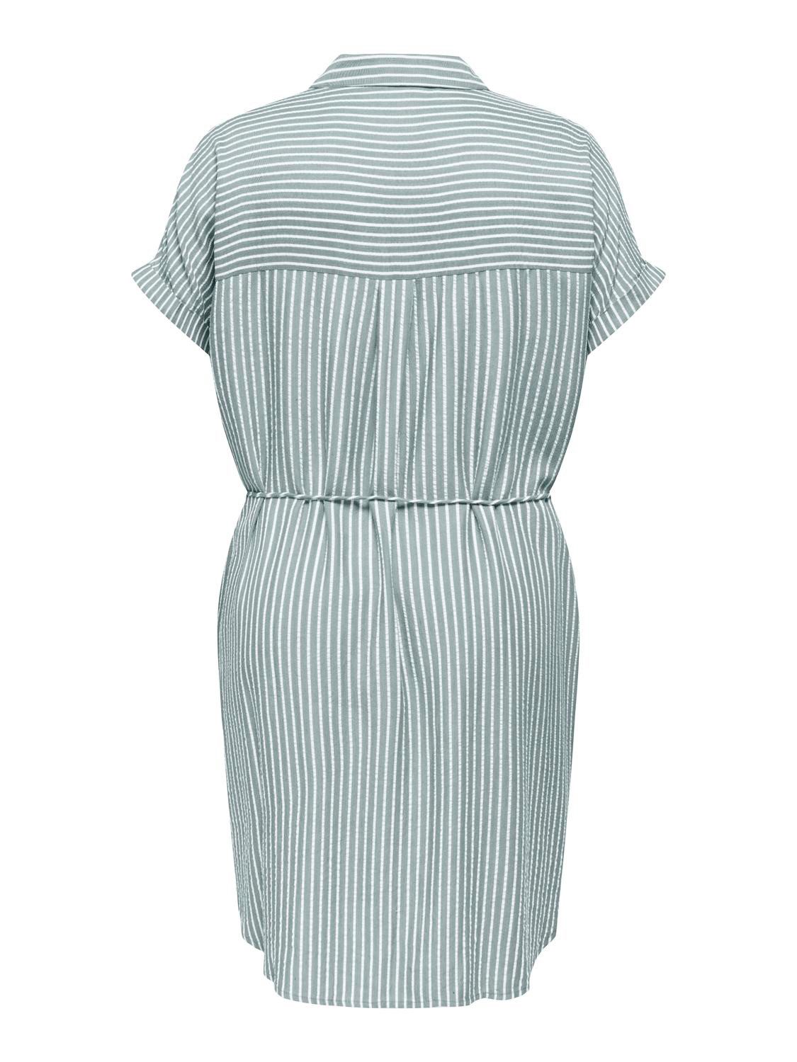 ONLY CARMAKOMA Zomerjurk CARPENNA S/S LOOSE KNEE DRESS AOP
