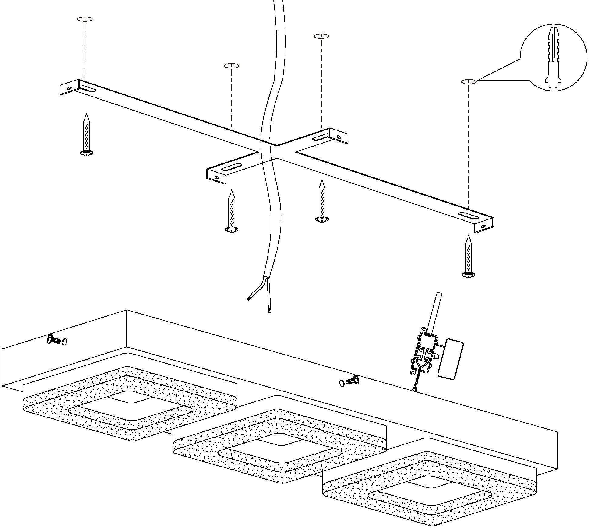 EGLO Plafondlamp FRADELO (1 stuk)