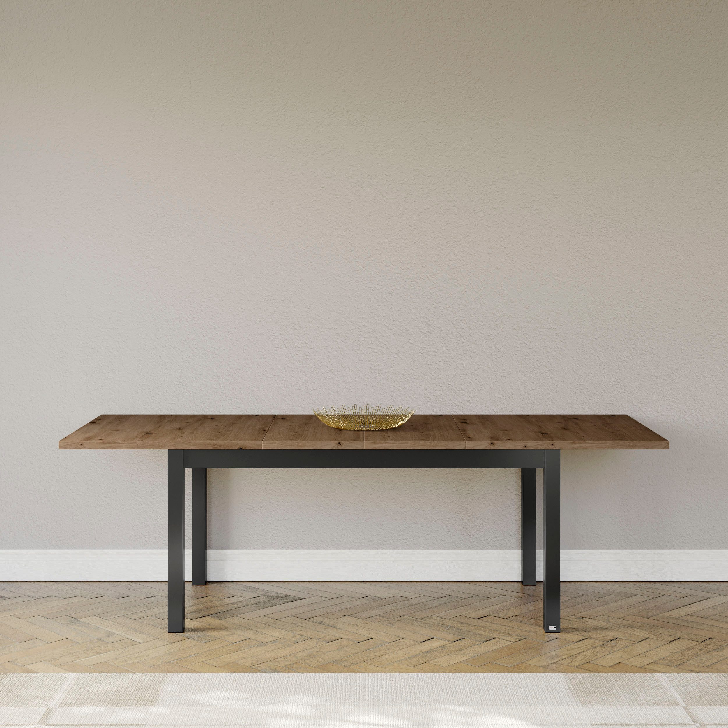 set one by Musterring Eettafel York Type 68, met uitschuifbare tafelblad, 3 kleuren, afmetingen 160-240 x 90 cm