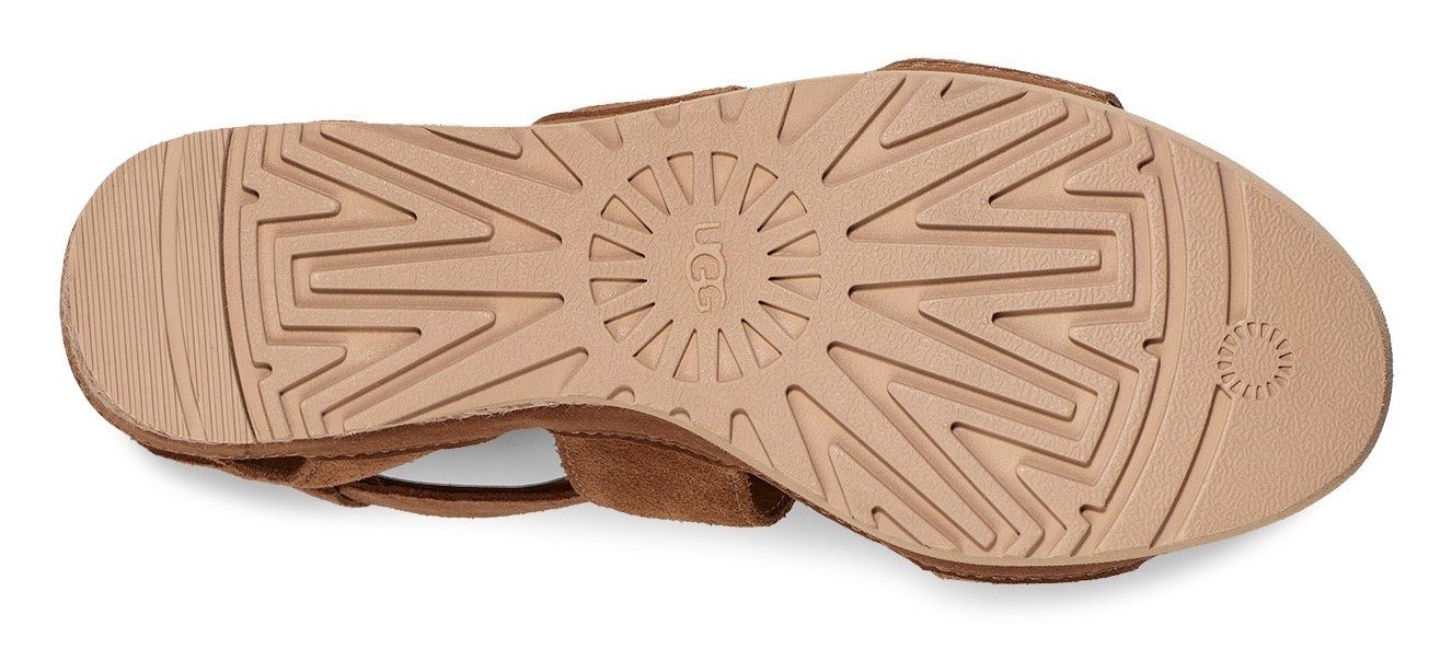UGG Sleehaksandaaltjes ILEANA ANKLE met klittenbandsluiting