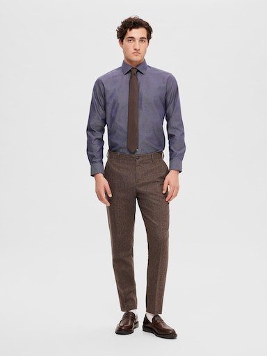 SELECTED HOMME Overhemd met lange mouwen SLHREGDUKE-NON IRON SHIRT LS NOOS