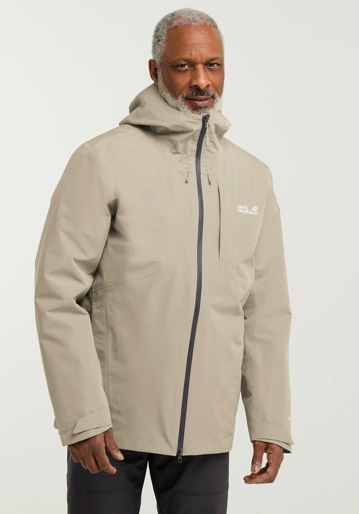 Jack Wolfskin Functioneel 3-in-1-jack ICECAPE 3IN1 DOWN JKT M RDS