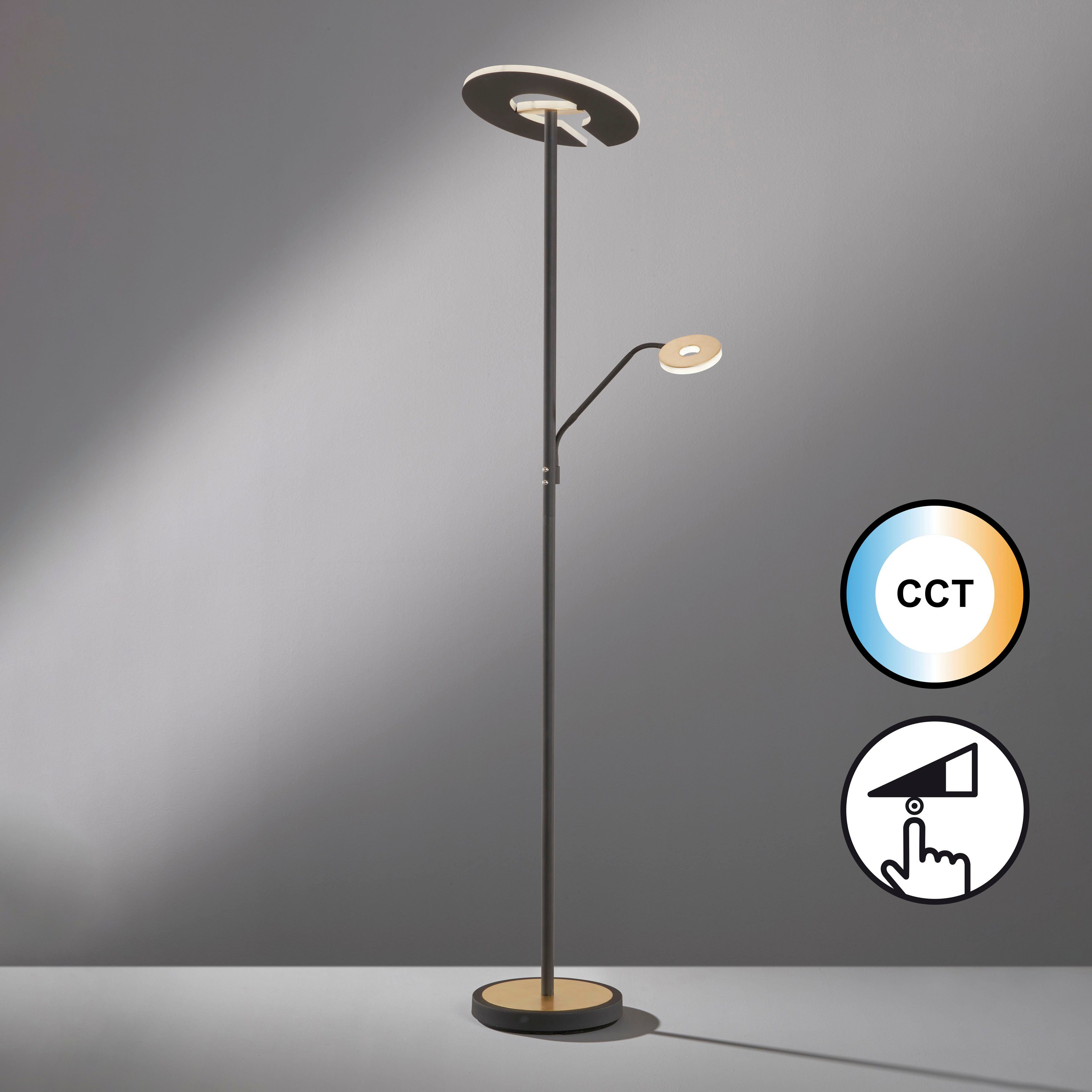 Honsel Leuchten Staande lamp Dent duurzame led, dimbaar (1 stuk)