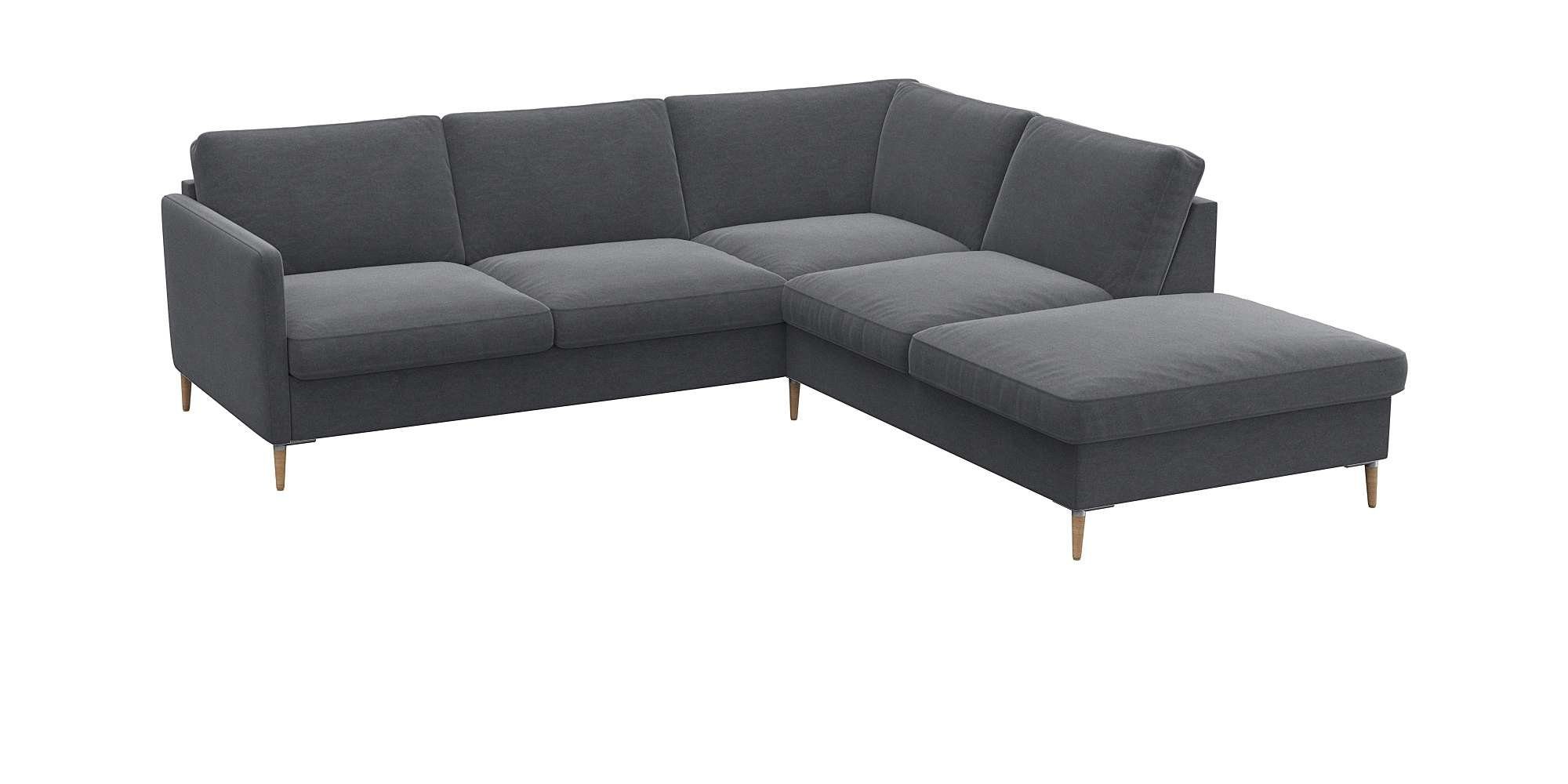 FLEXLUX Hoekbank Fiore, L-vorm, super comfortabel door koudschuim in de zitting