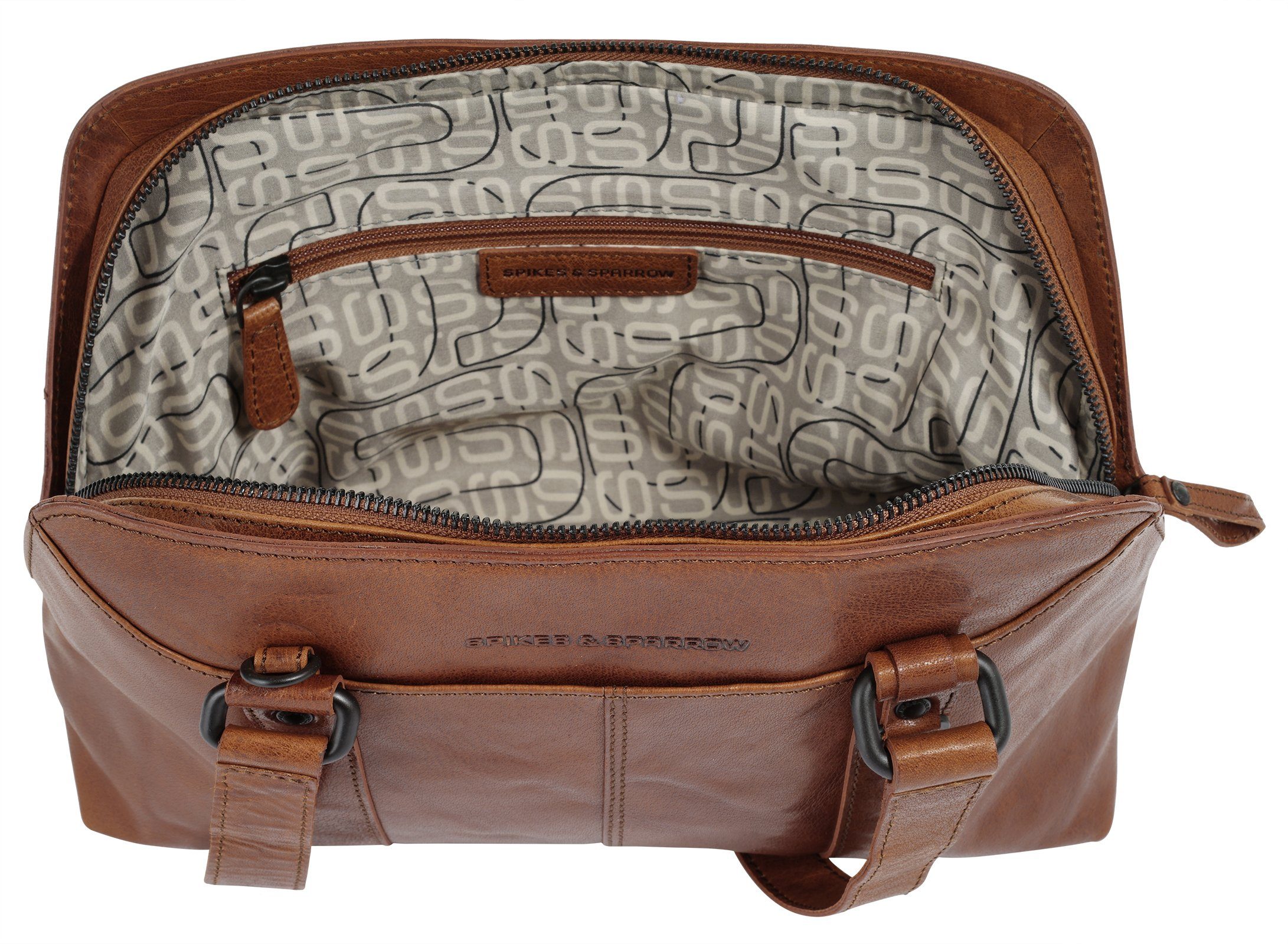 Spikes & Sparrow Tas echt leder