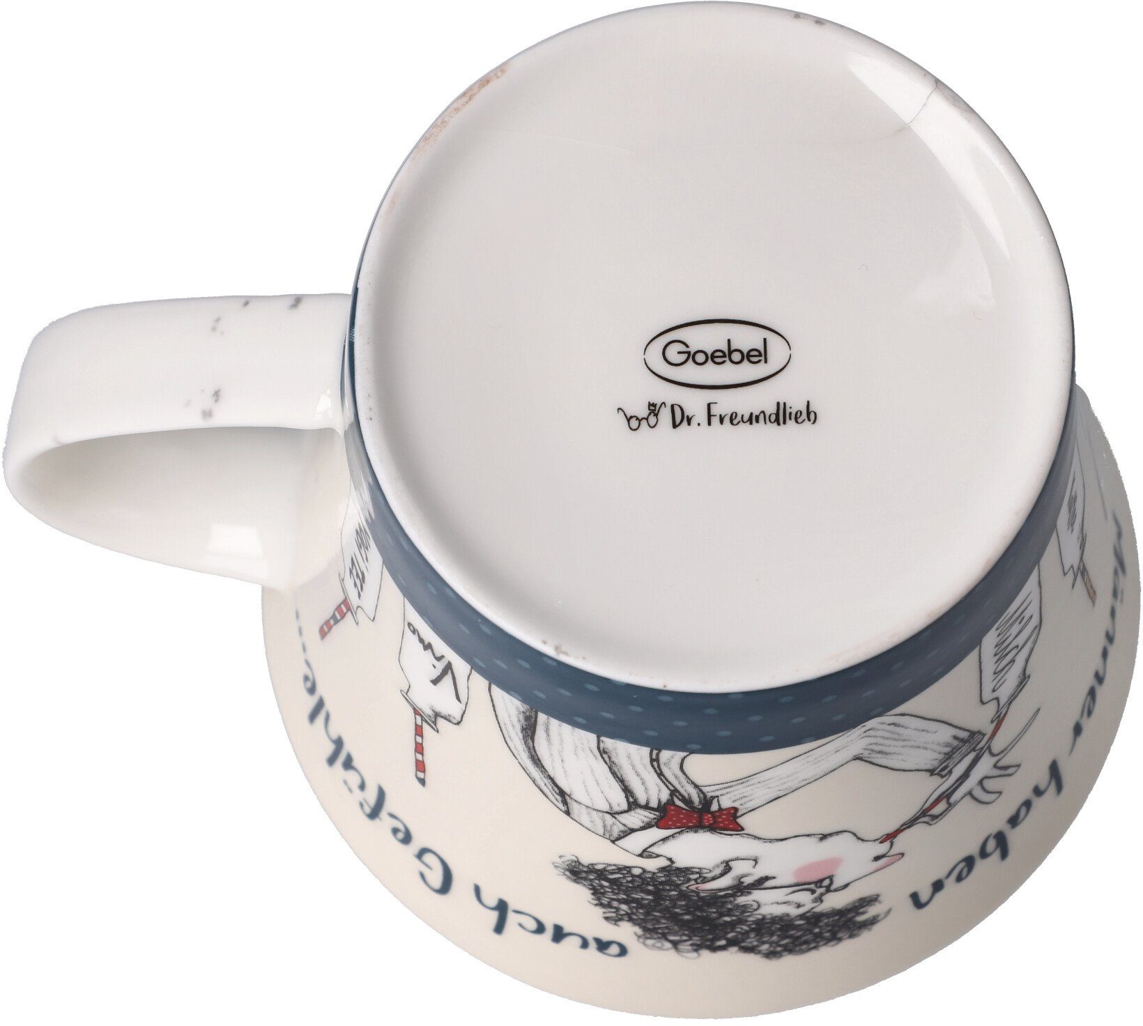 Goebel Kopje Barbara Freundlieb Koffie-/theemok, Barbara Freundlieb - "Mannen hebben gevoelens"