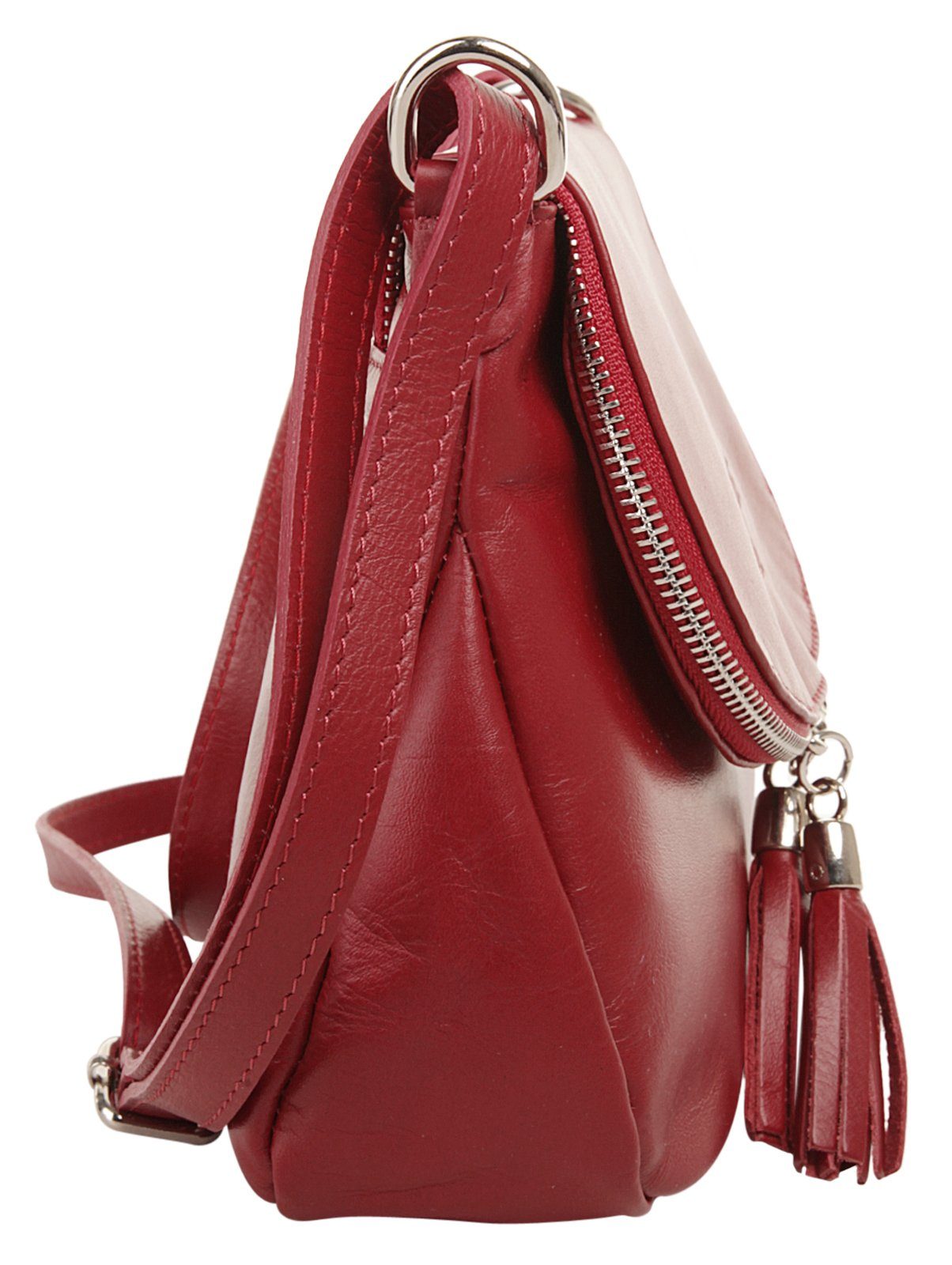 Samantha Look Schoudertas echt leer, made in italy