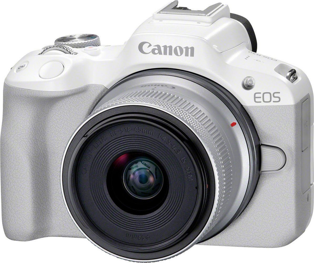 Canon Systeemcamera EOS R50 + RF-S 18-45mm F4.5-6.3 IS STM Kit