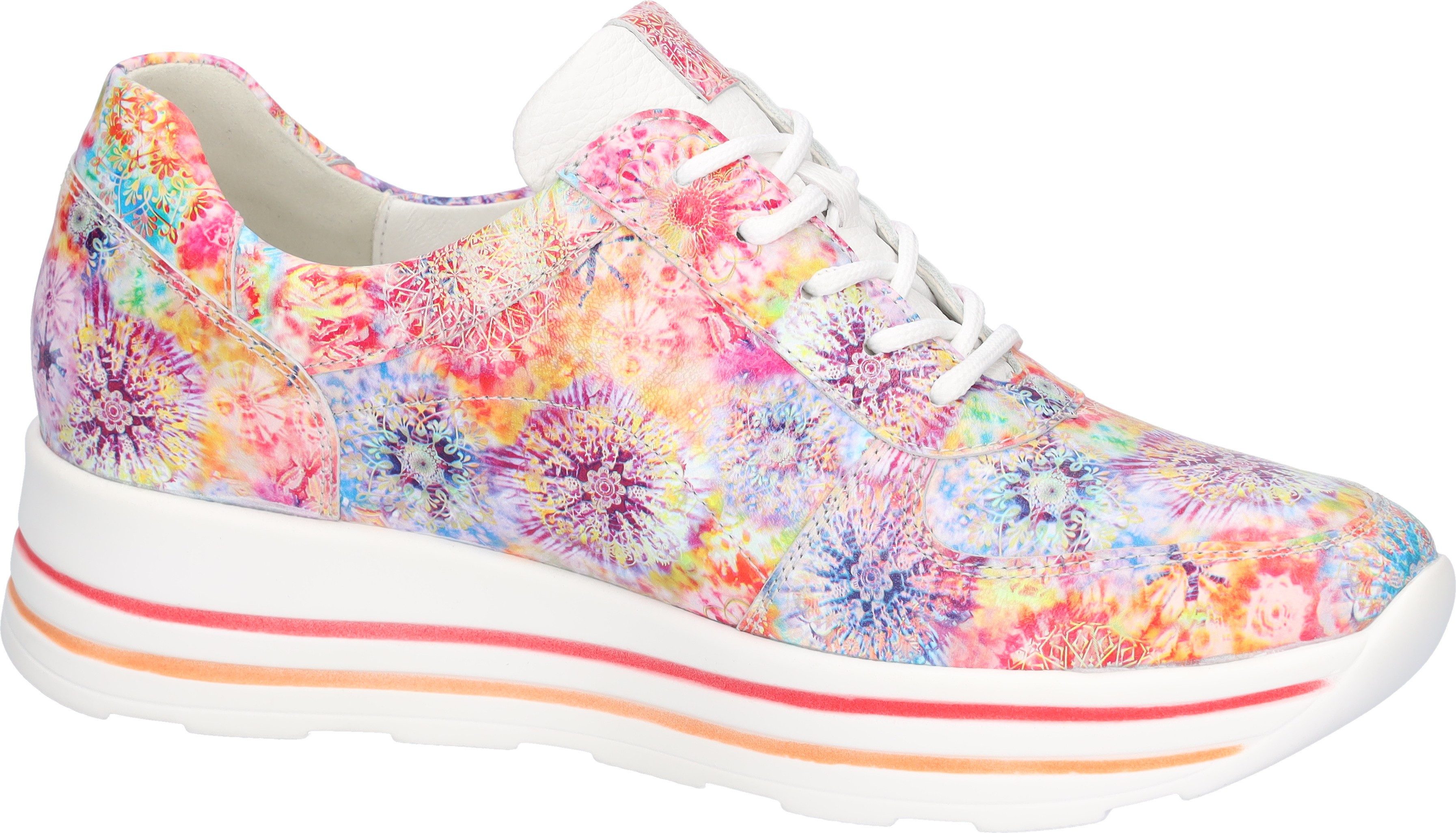 Waldläufer Plateausneakers H-Lana , veterschoenen, lage schoen, comfort schoen, rits, h-breedte