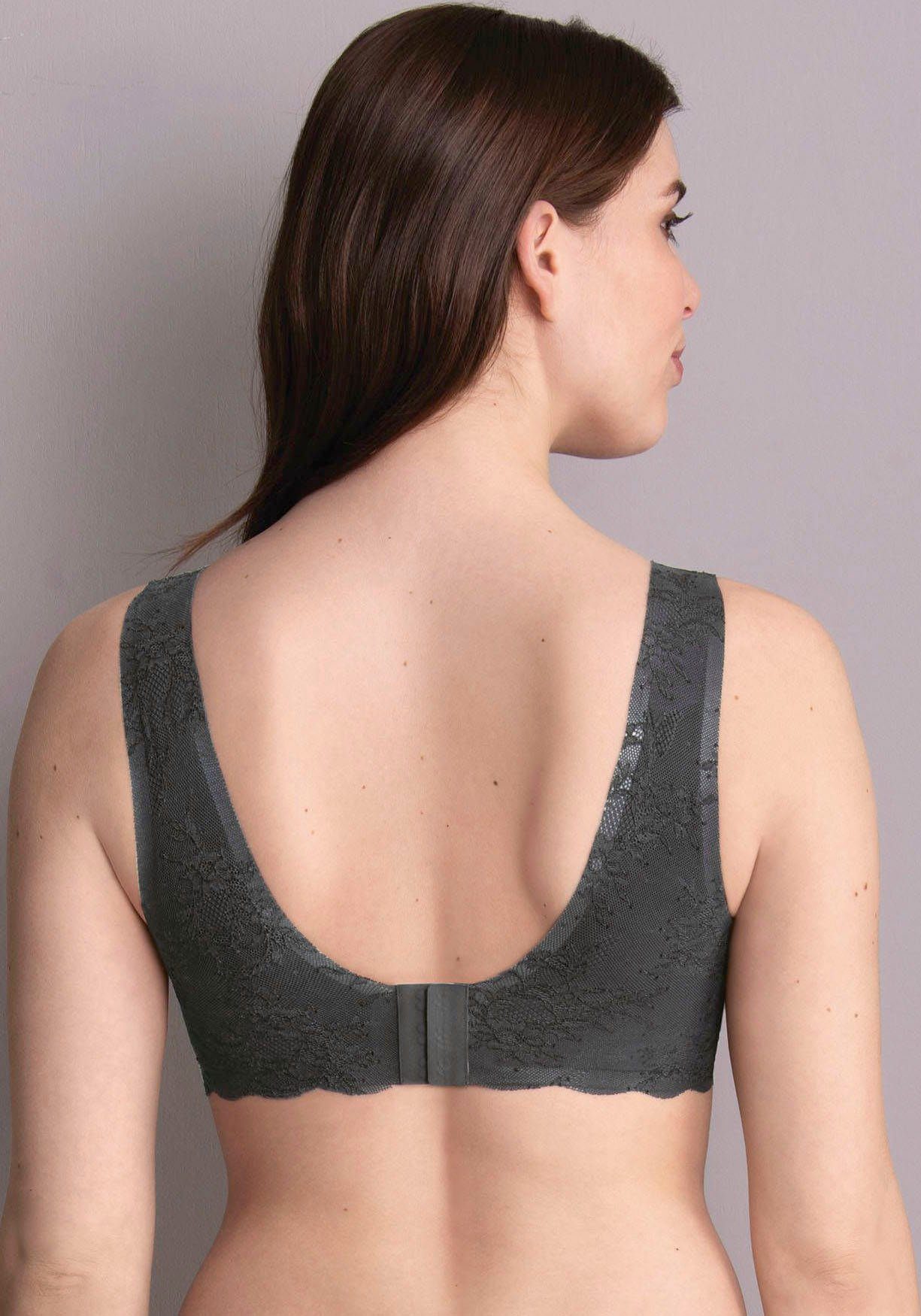Anita Comfort Bralette Essentials Kant met voorgevormde cups Bloemige kant, uitneembare schuimcups, delicate zijden band (1-delig)