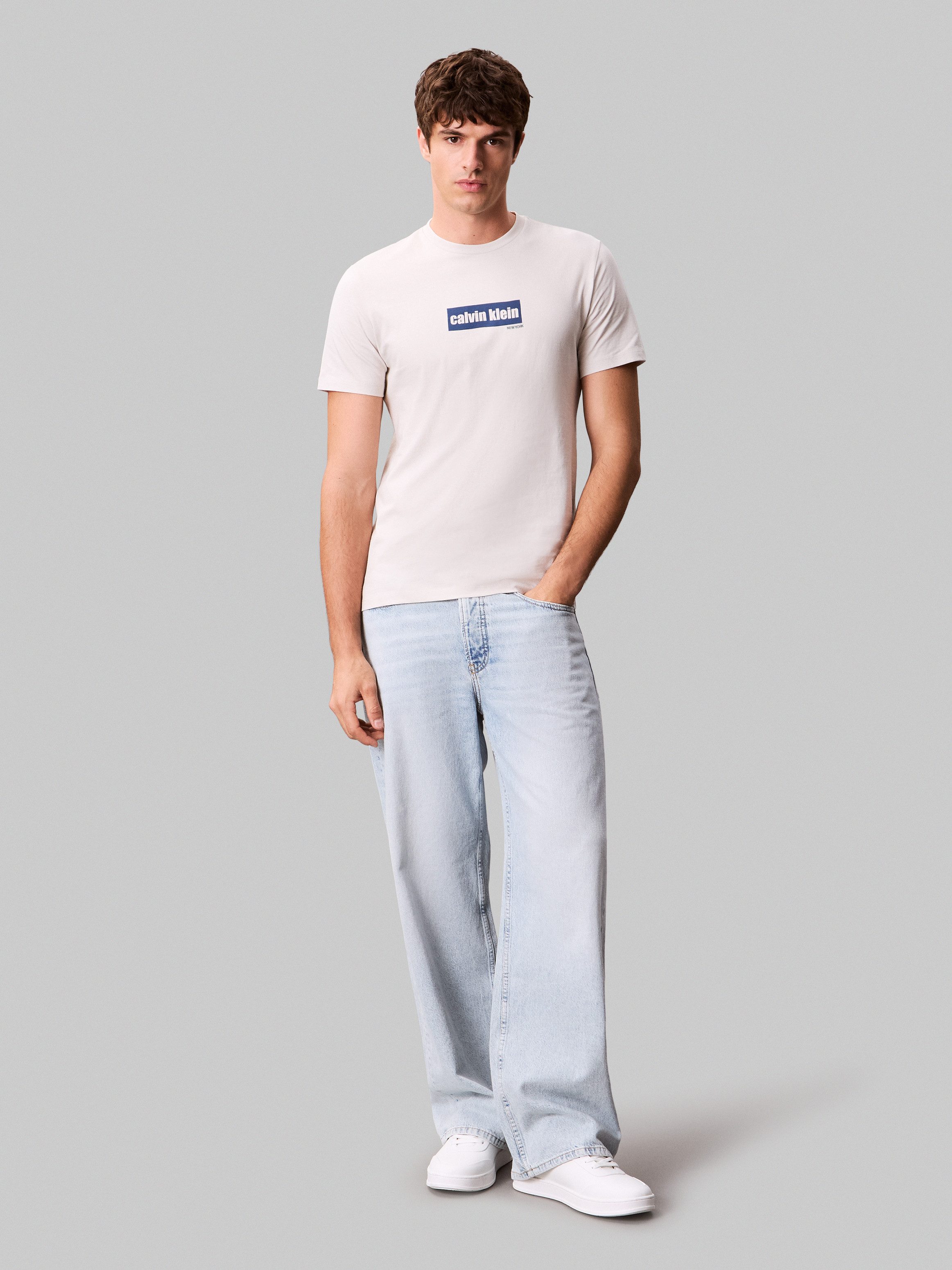 Calvin Klein T-shirt SS 30s E CLVN LN BG
