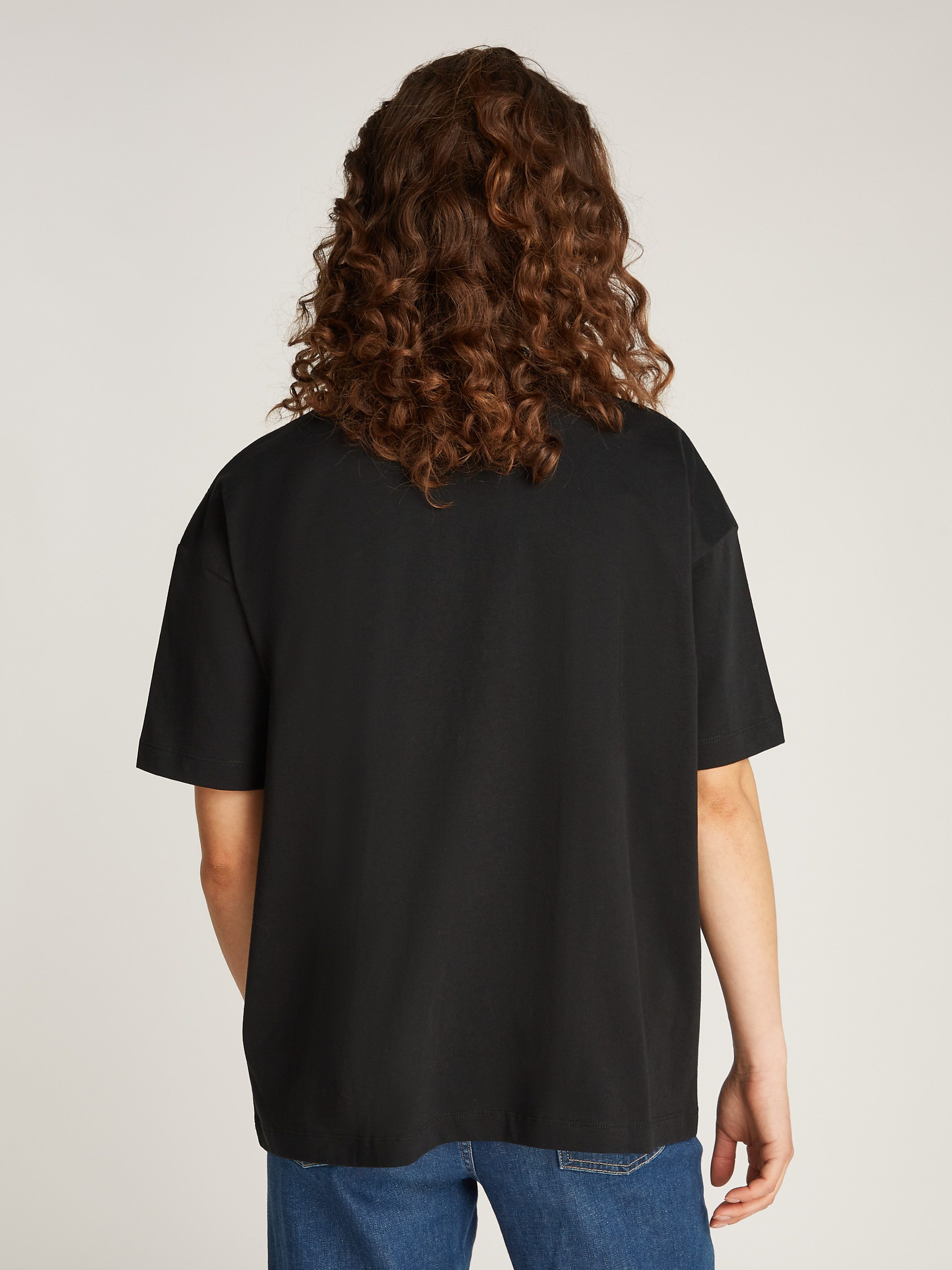 Calvin Klein T-shirt TEXTURED MONOLOGO BOYFRIEND TEE