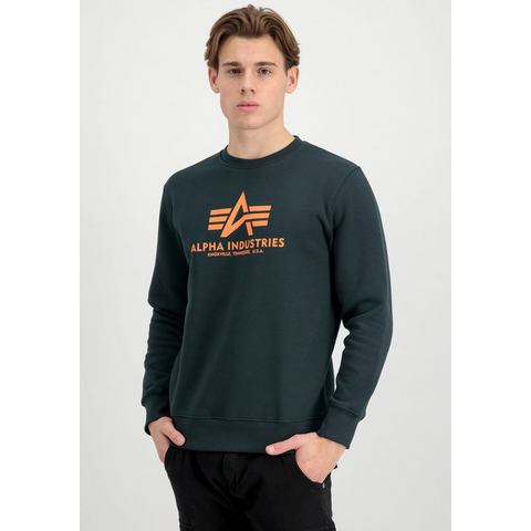 NU 20% KORTING: Alpha Industries Sweater Alpha Industries Men Sweats Basic Sweater