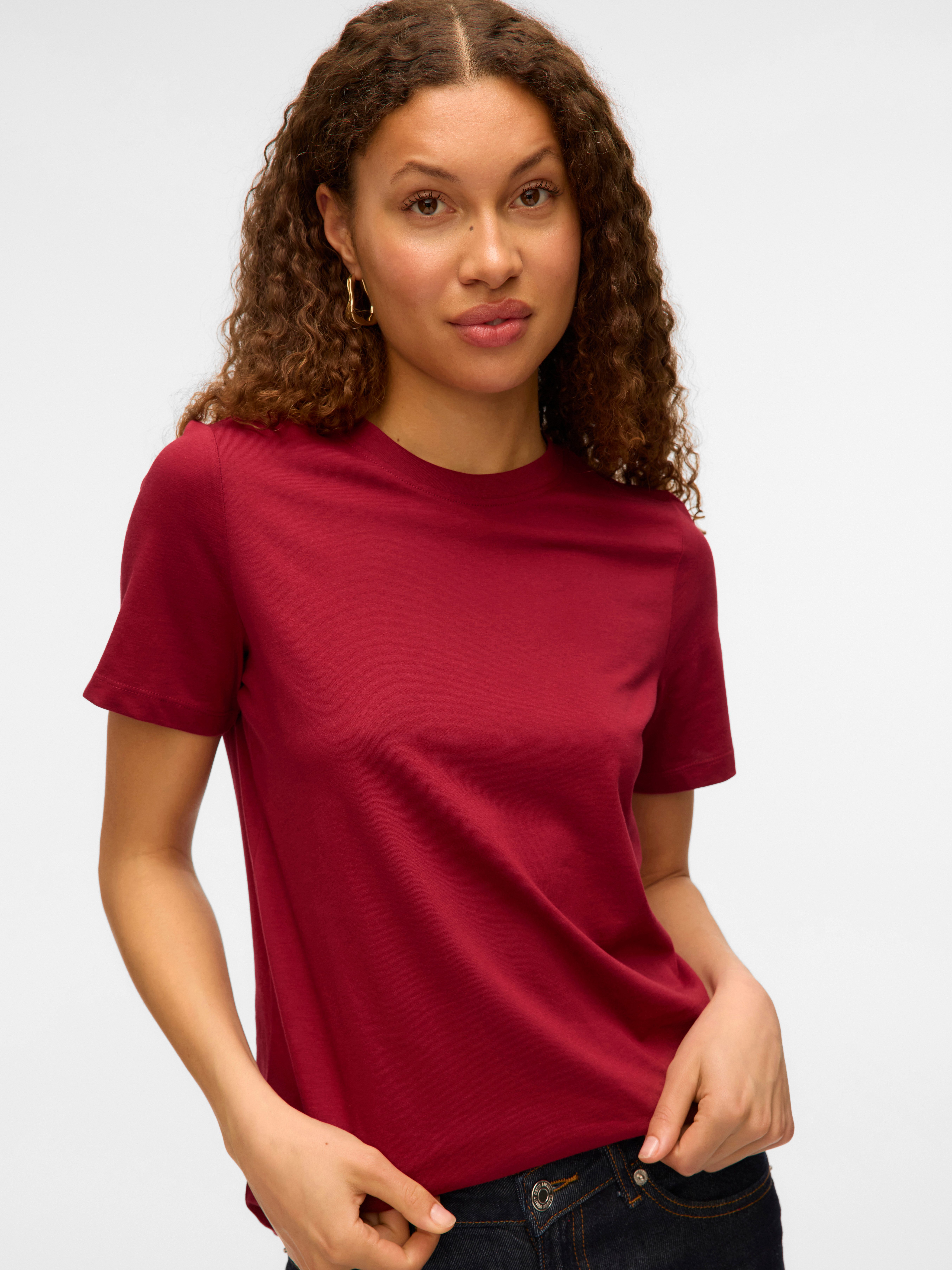 Vero Moda Shirt met korte mouwen VMPAULINA SS T-SHIRT GA JRS NOOS