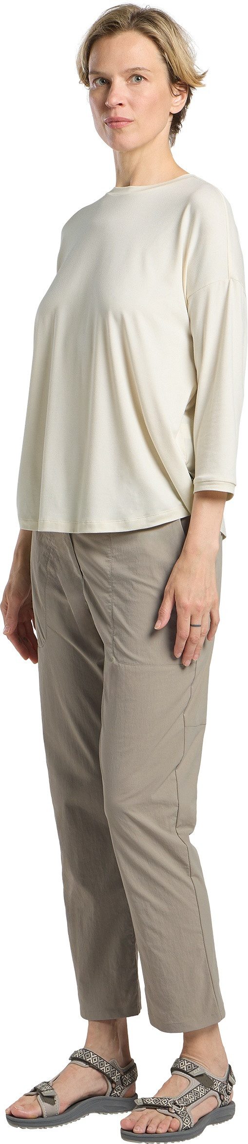 Jack Wolfskin Shirt met 3/4 mouwen TRAVEL 3 4 T W