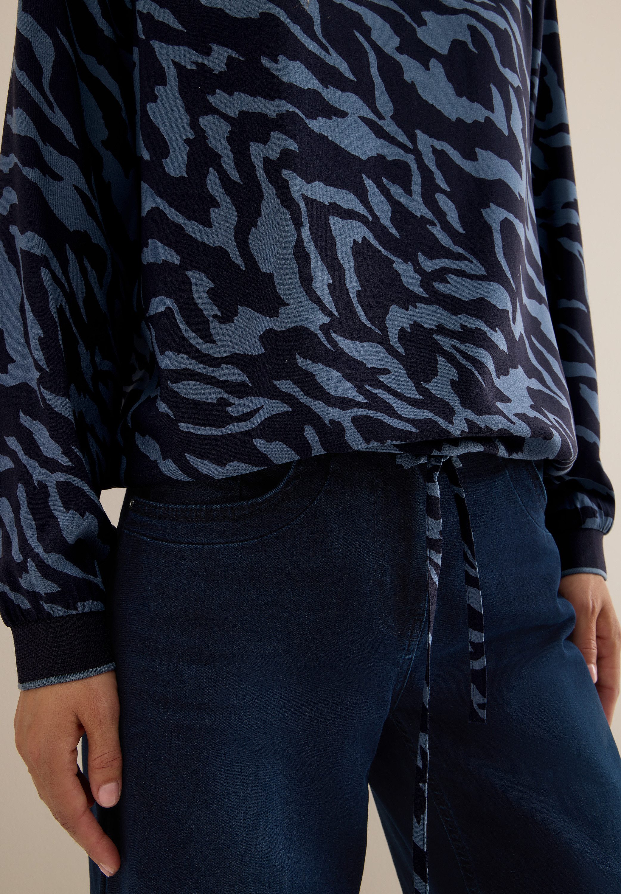 Cecil Blouse met lange mouwen met print all-over