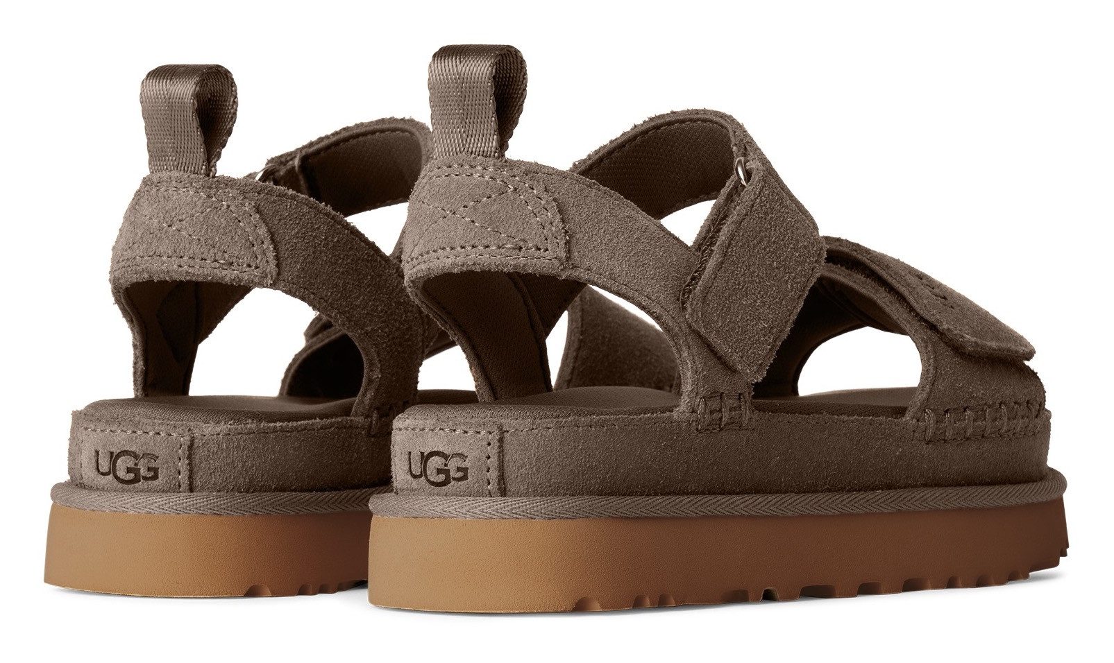 UGG Plateausandalen W GOLDENSTAR , plateausandaal, sandaal met klittenbandsluiting